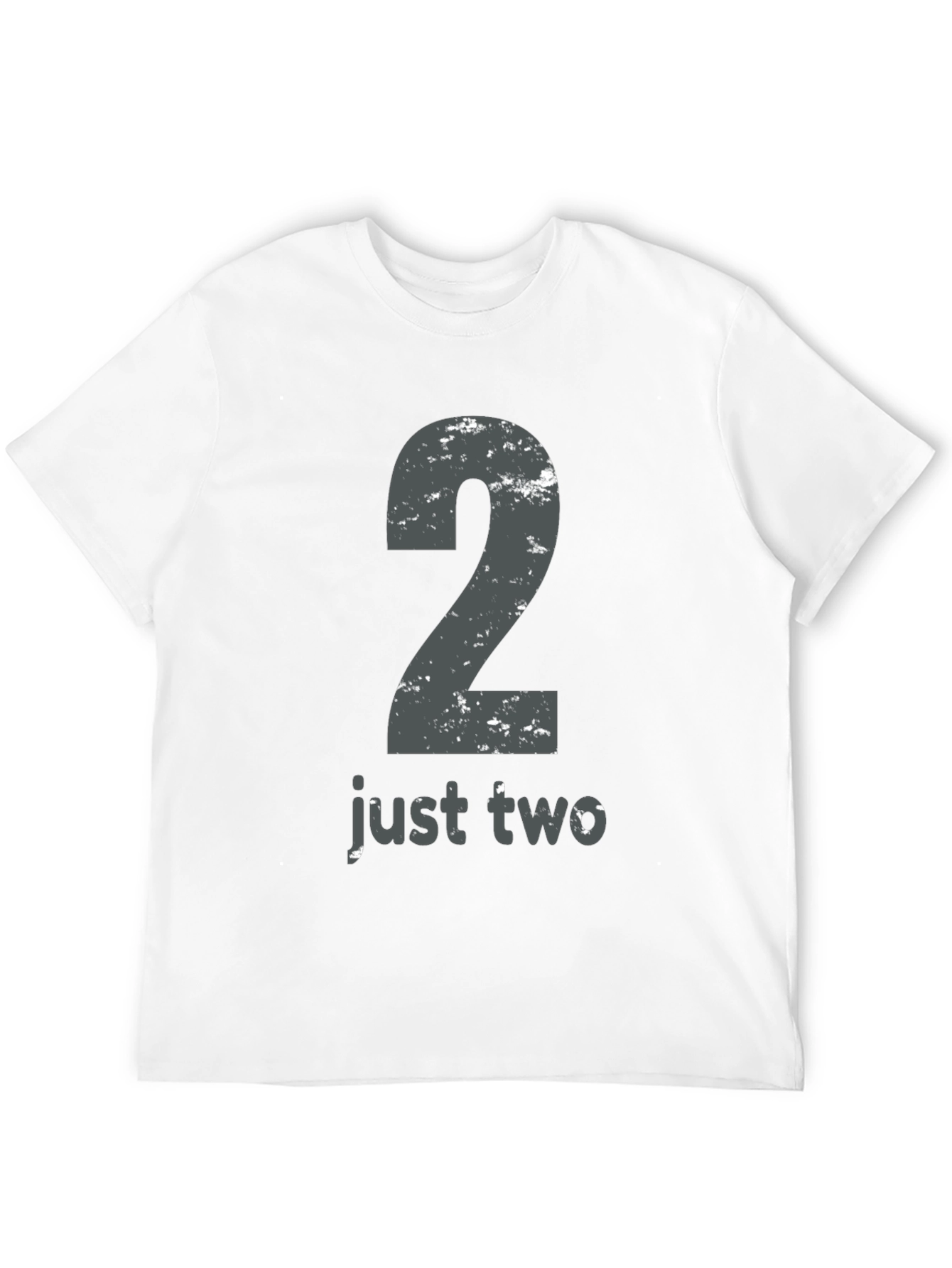 Just Two T-Shirt - Distressed Number 2 Tee