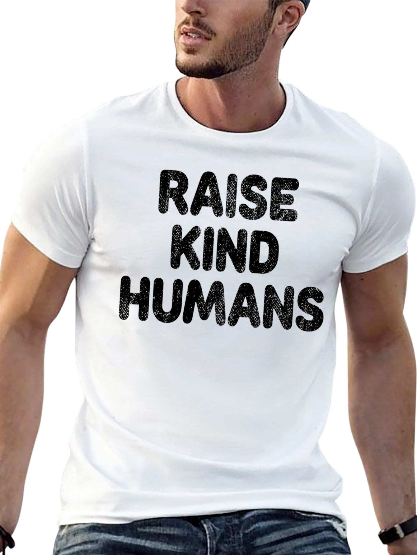 Raise Kind Humans Graphic Tee