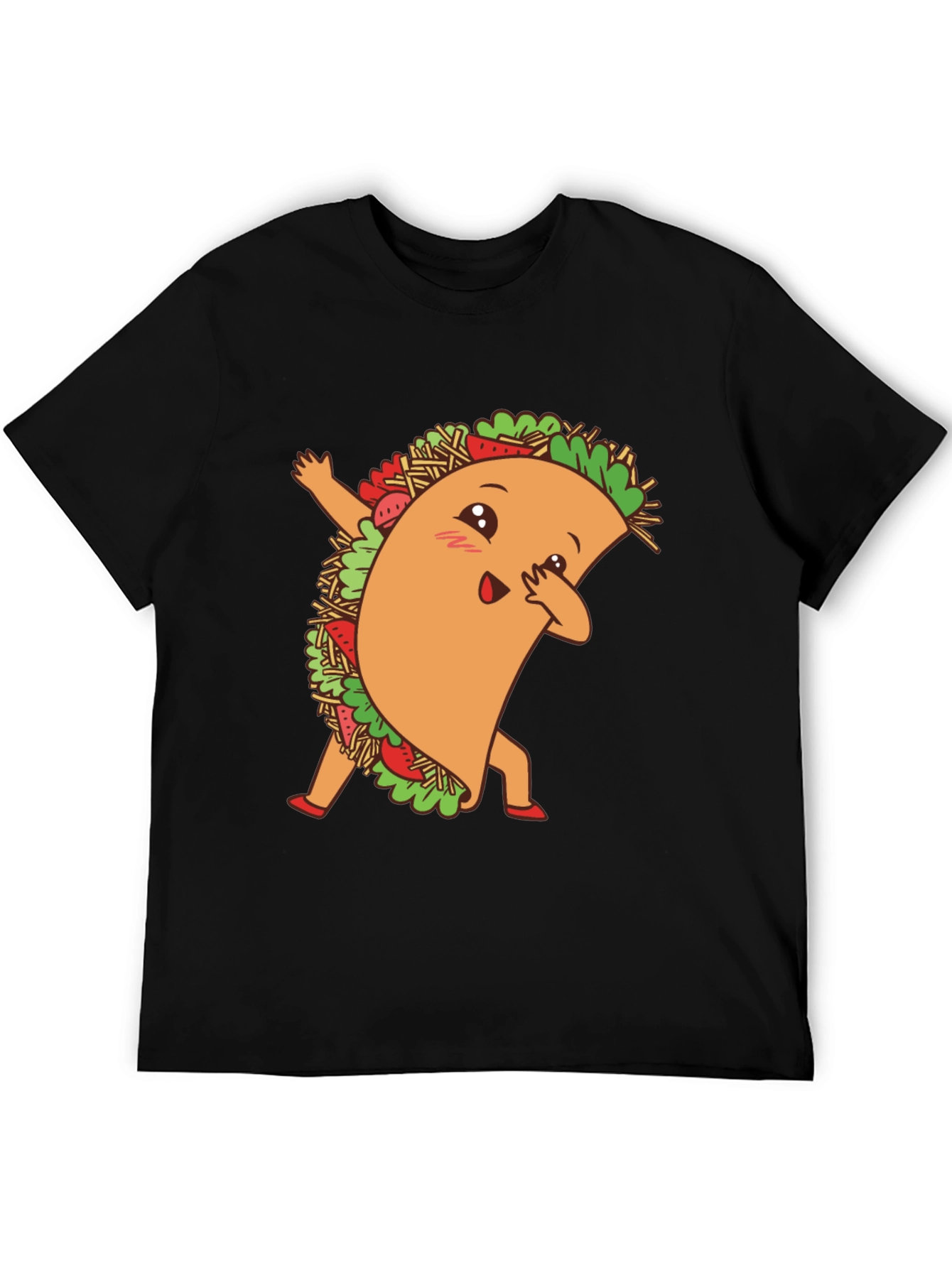 Dabbing Taco Graphic T-Shirt - Fun Foodie Tee