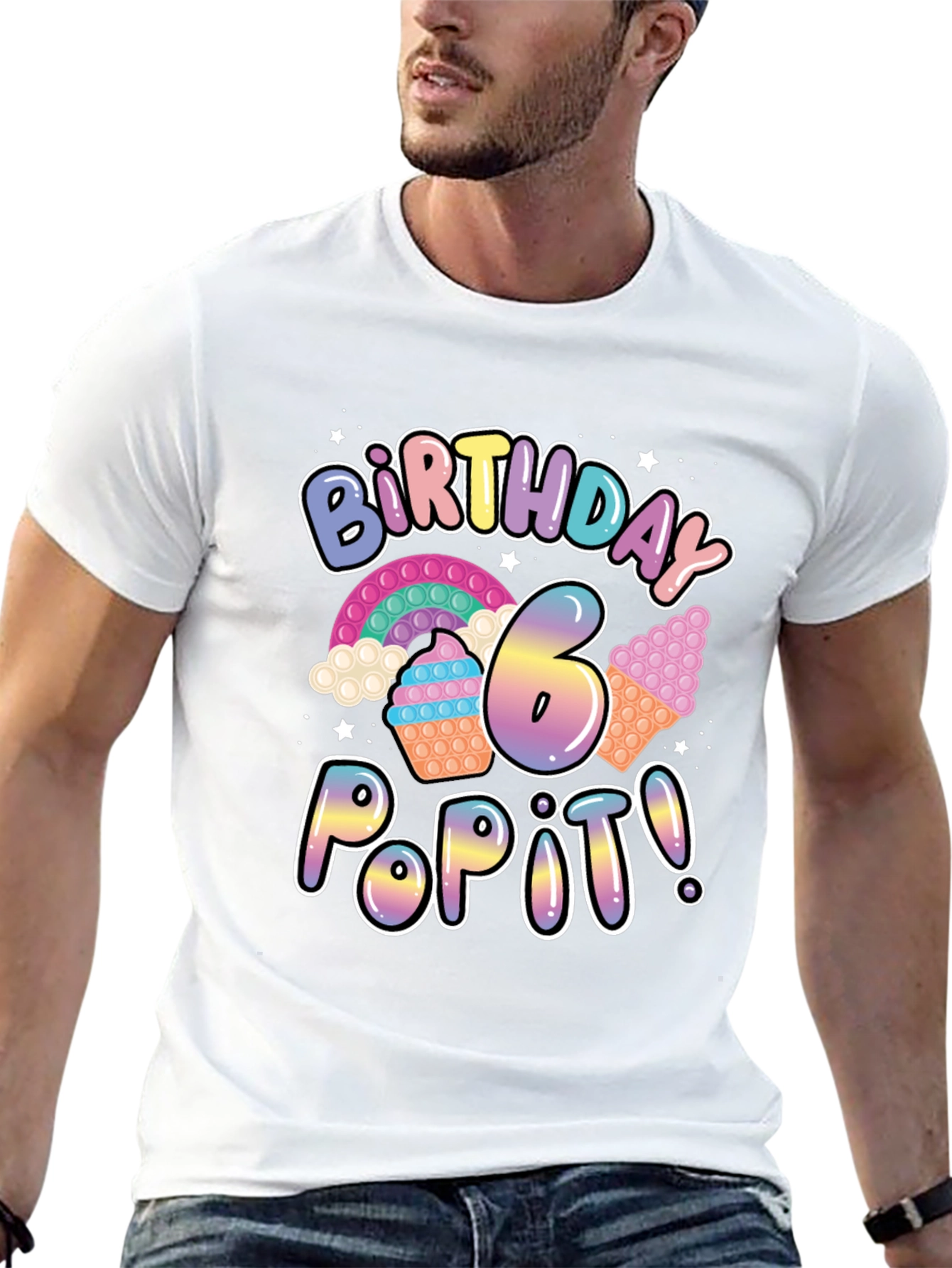 Birthday 6 Pop It T-Shirt