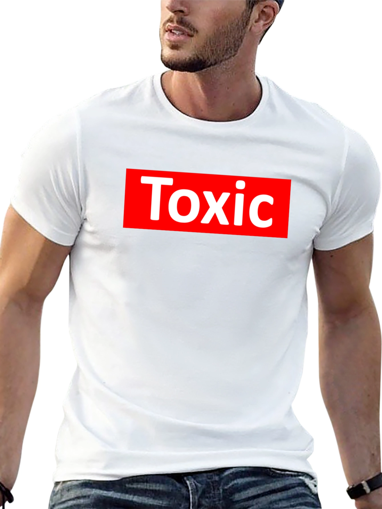 Toxic Graphic Tee - Street Style Black T-Shirt
