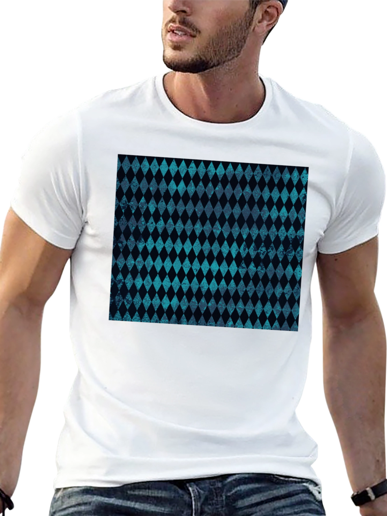 Diamond Pattern T-Shirt