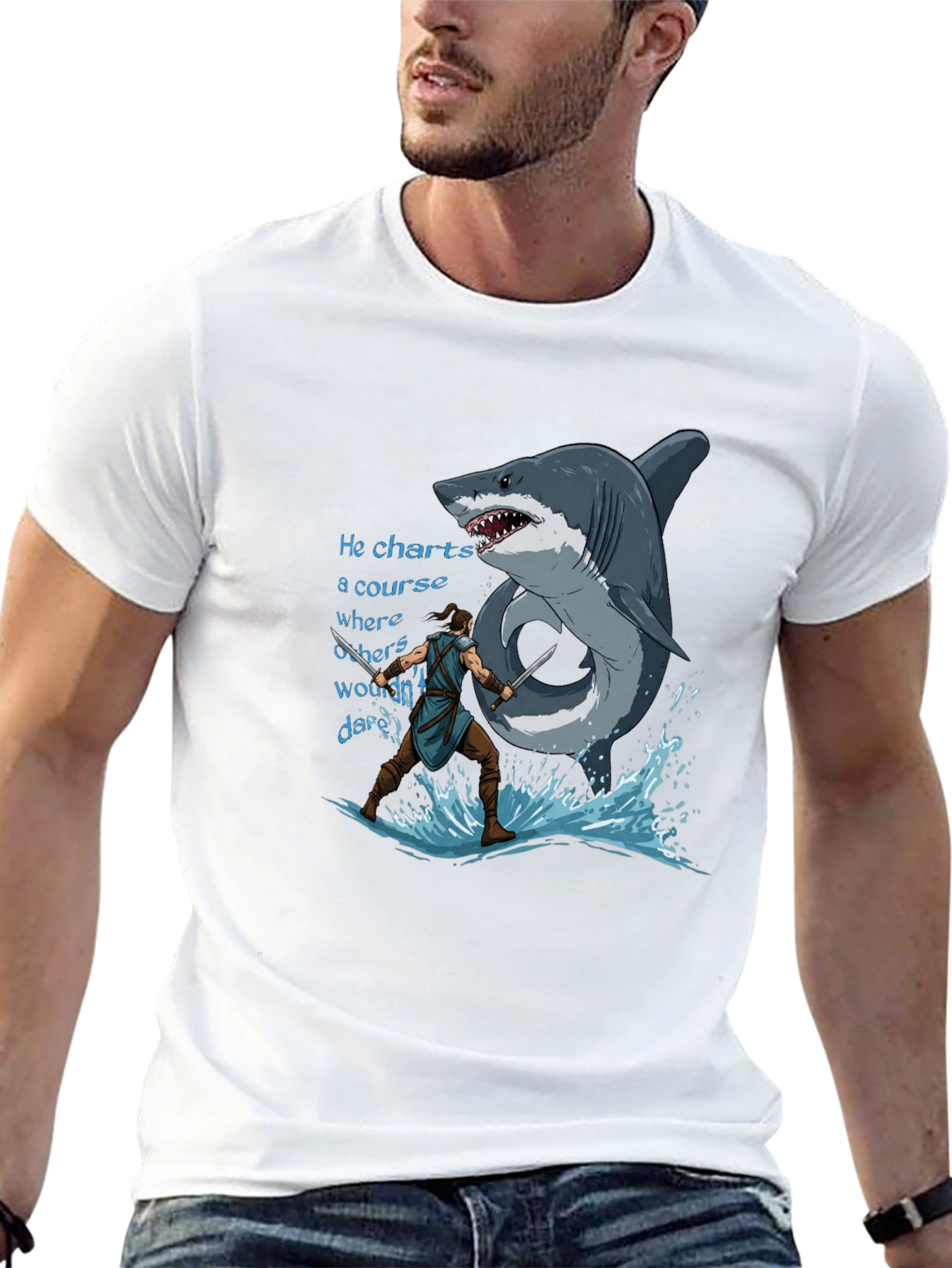 Shark Adventurer Graphic Tee