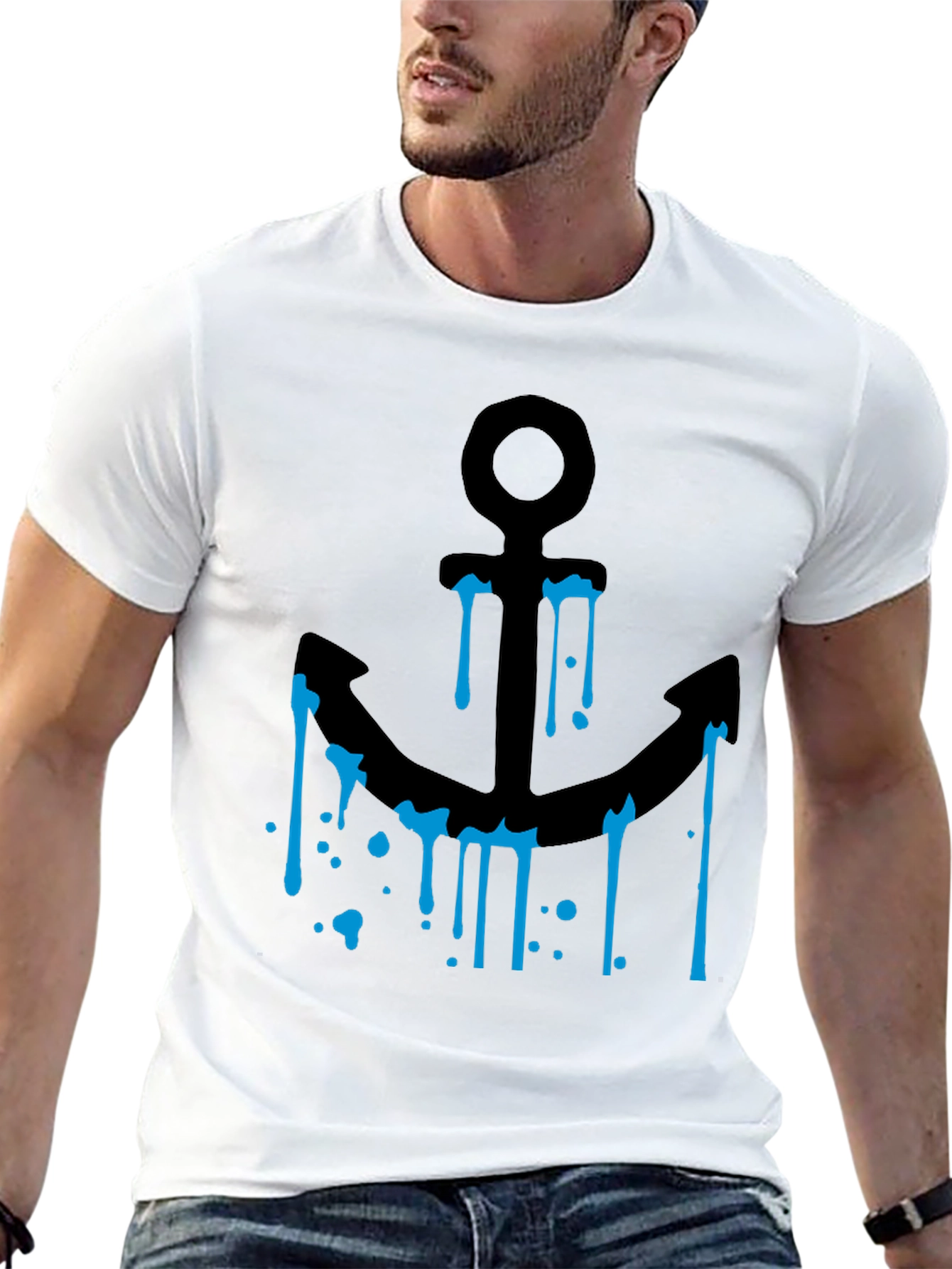 Anchor Graphic Black T-Shirt
