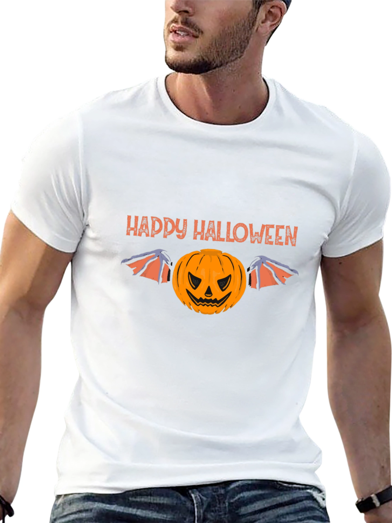 Halloween Pumpkin T-Shirt - Spooky Season Apparel