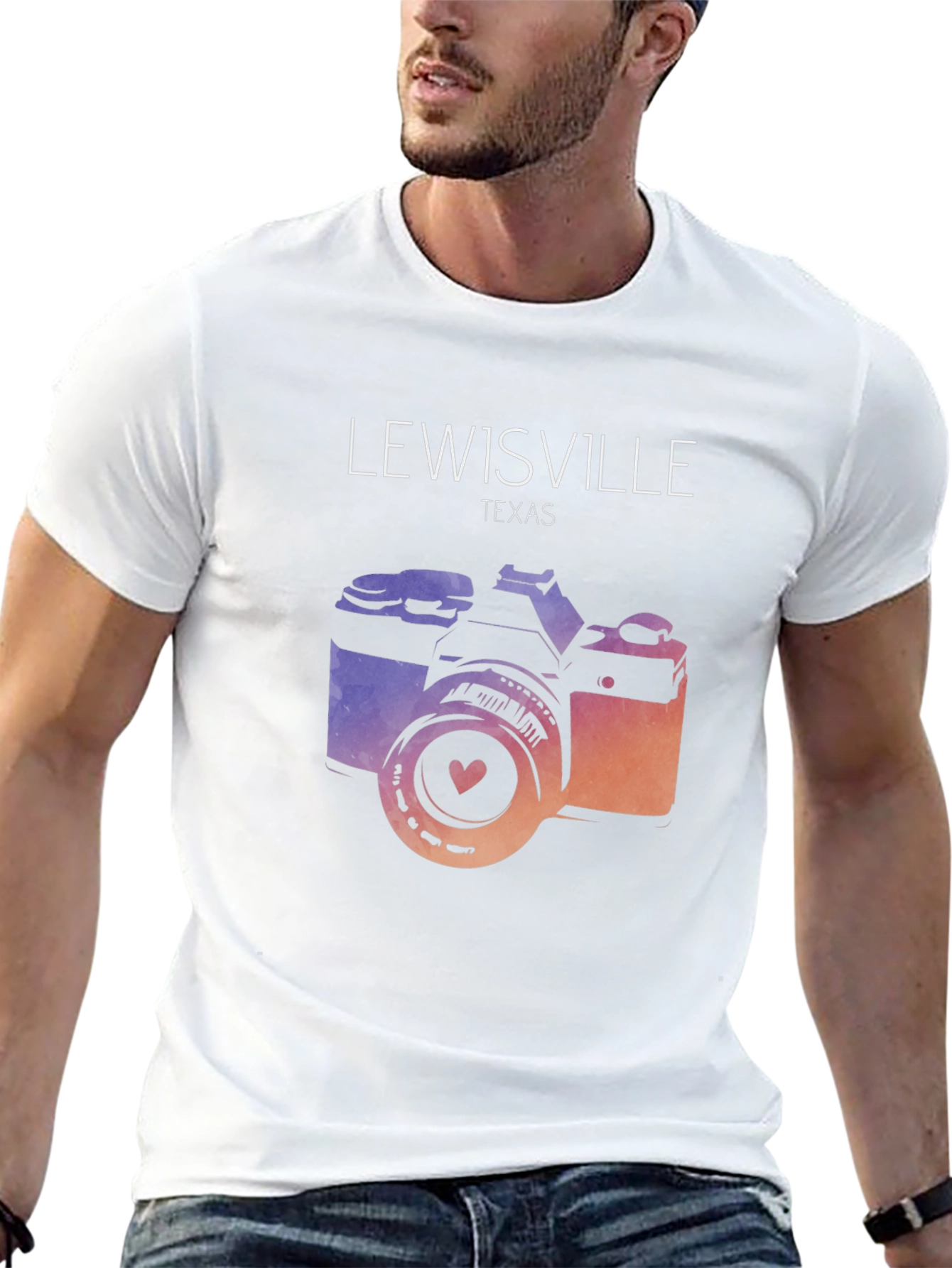 Lewisville Texas Camera Graphic Tee