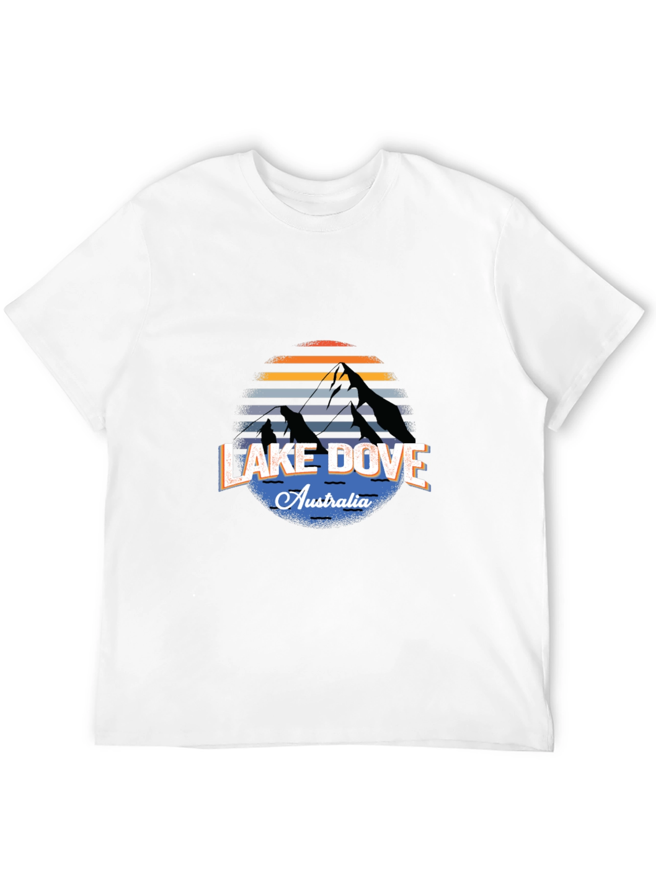 Lake Dove Australia Black T-Shirt