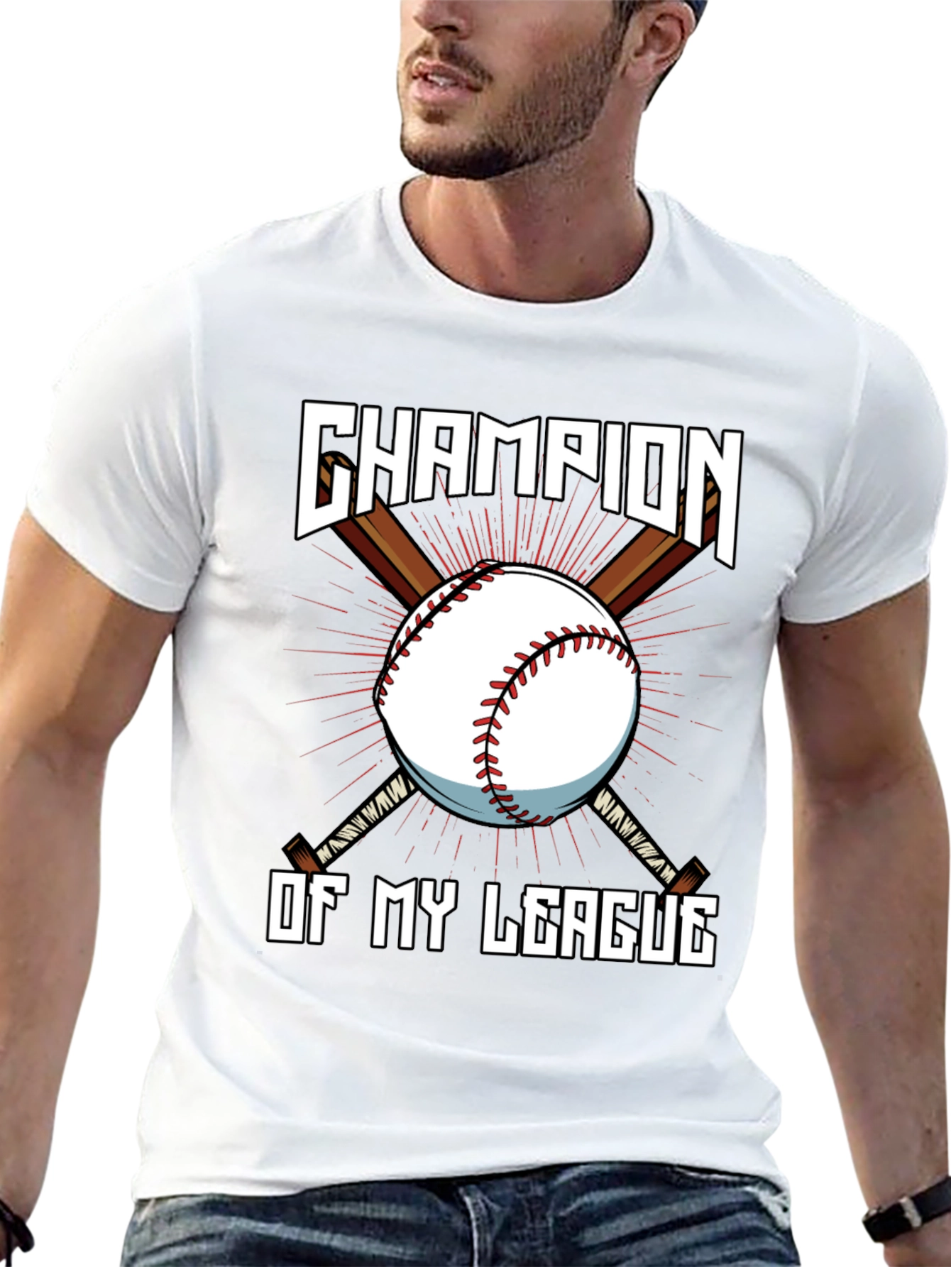 Champion of My League Baseball T-Shirt
