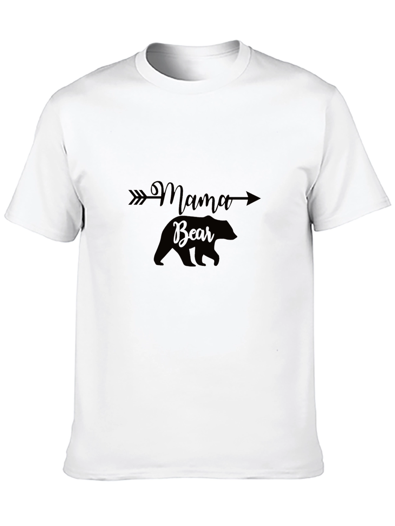 Mama Bear Arrow T-Shirt - Black