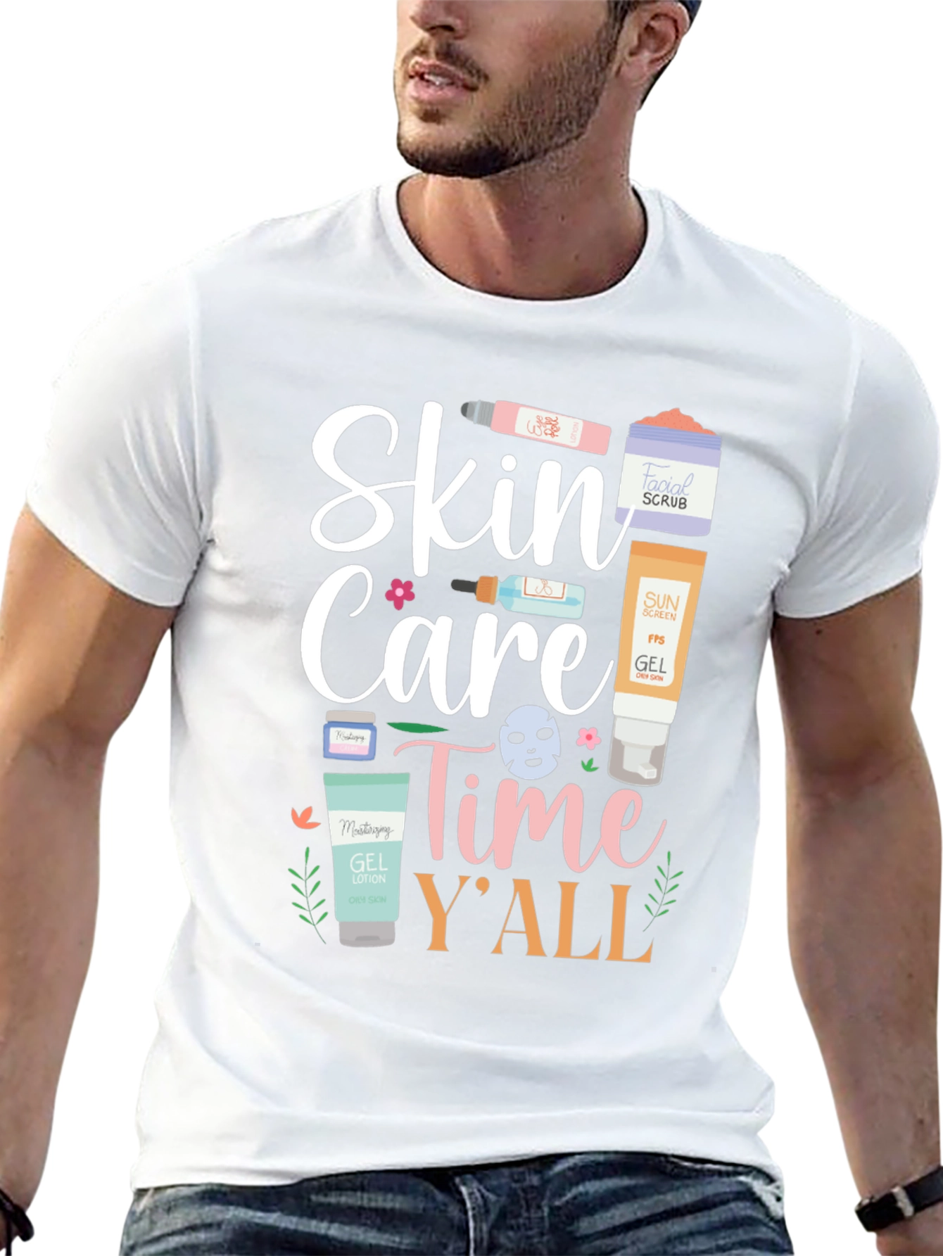 Skin Care Time Yall T-Shirt