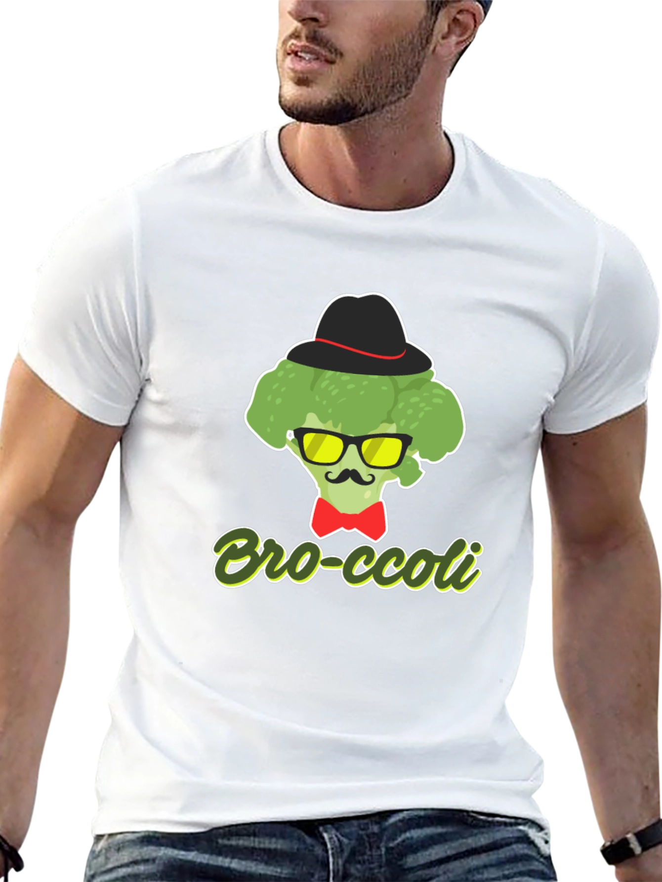 Bro-ccolli T-Shirt - Funny Broccoli Pun Tee