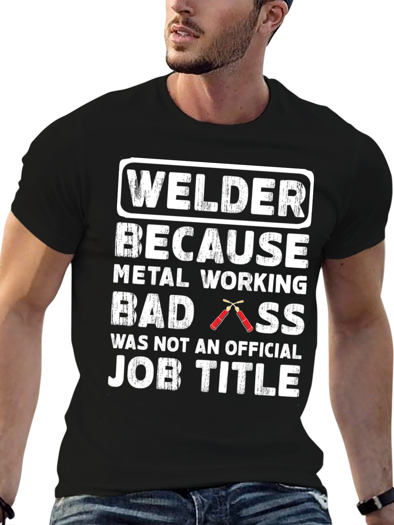 Welder Badass Graphic Tee - Metal Working Shirt