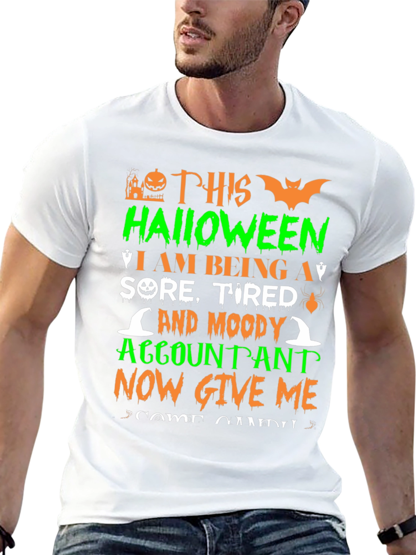 Halloween Accountant Graphic Tee