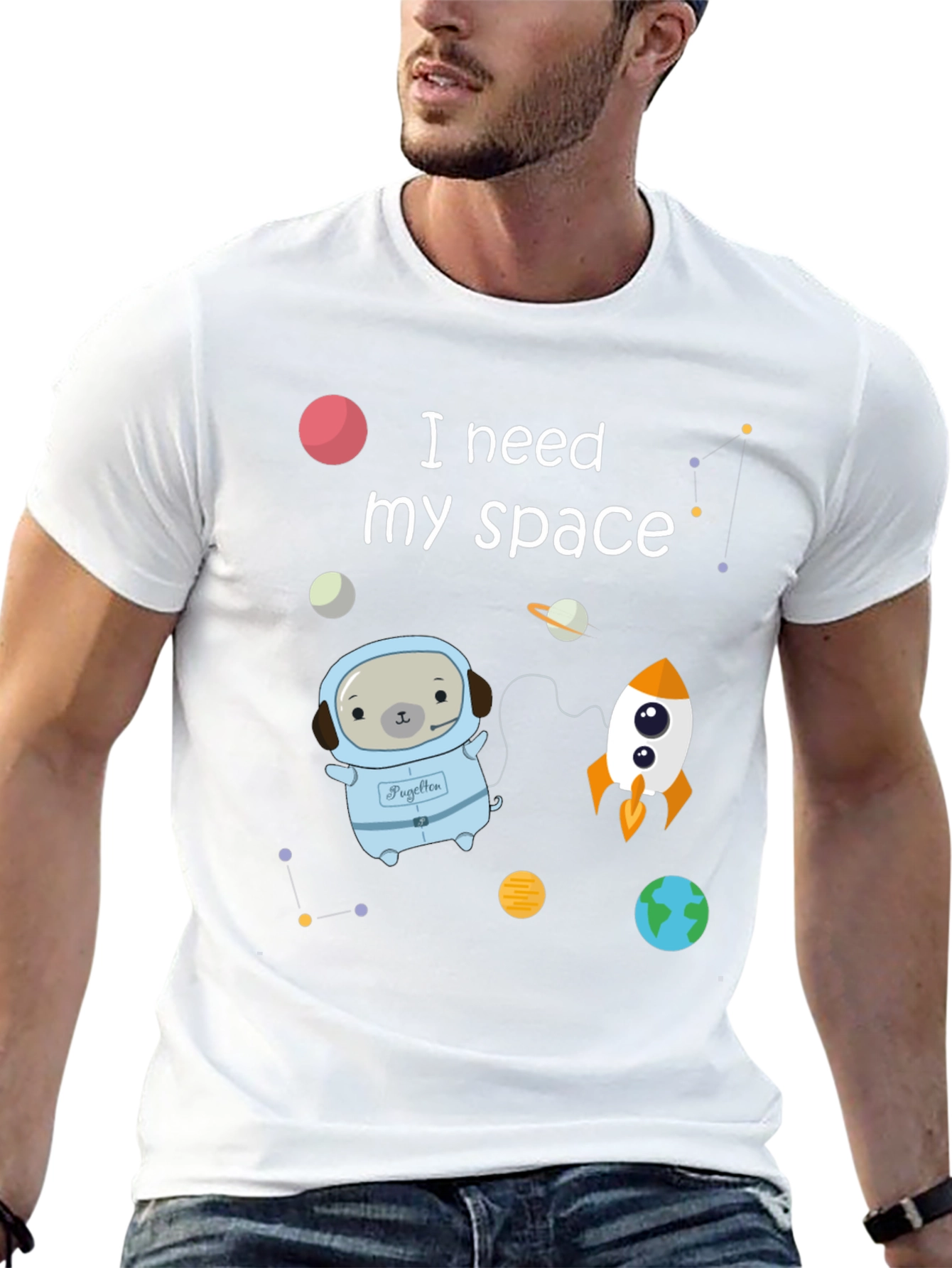 Space Pug T-Shirt