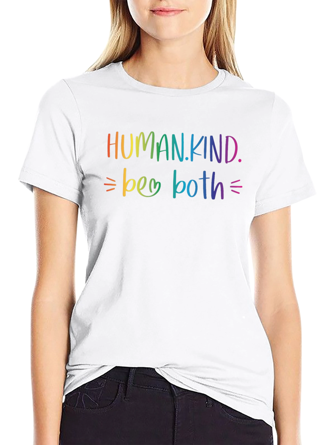 HumanKind Be Both Rainbow Pride T-Shirt