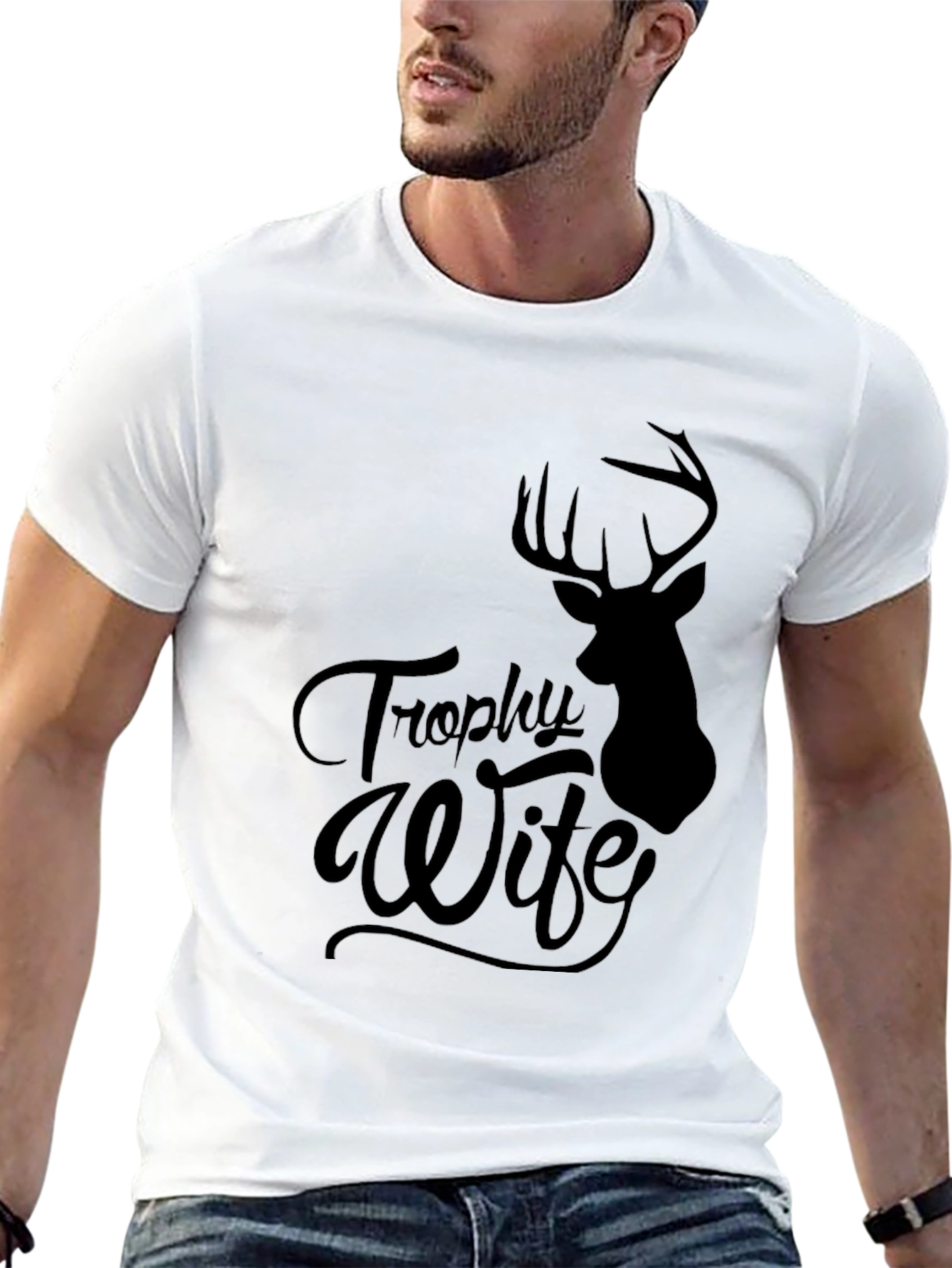Trophy Wife Graphic Tee - Hunting Humor Shirt