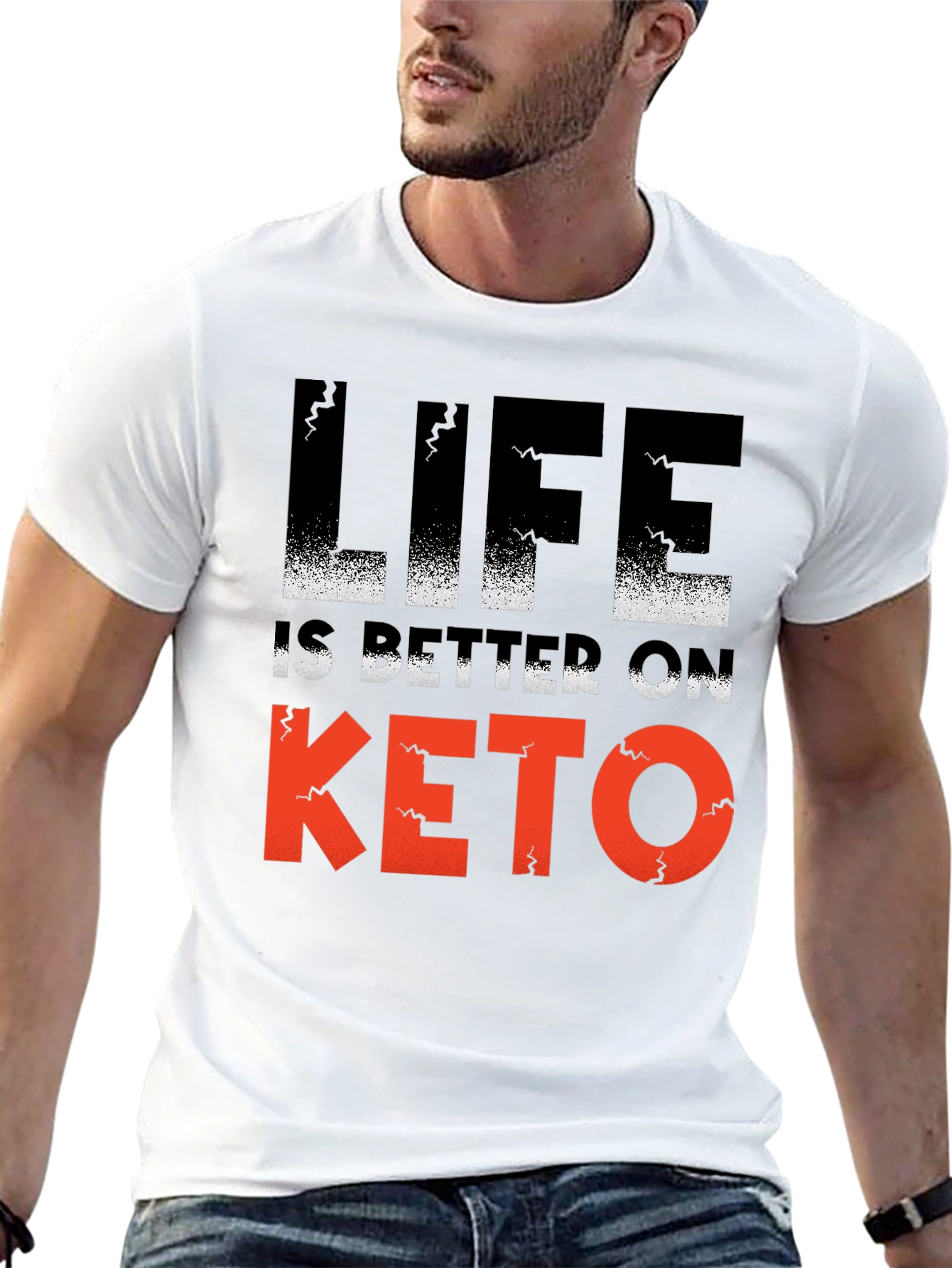 Life is Better On Keto T-Shirt - Black
