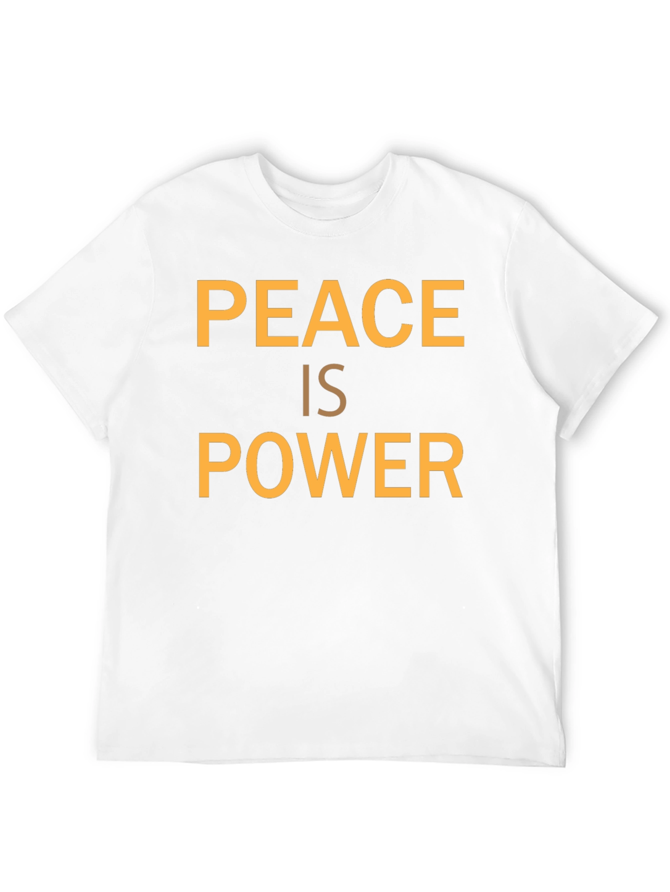 Peace Is Power Graphic Tee - Stylish Statement Shirt