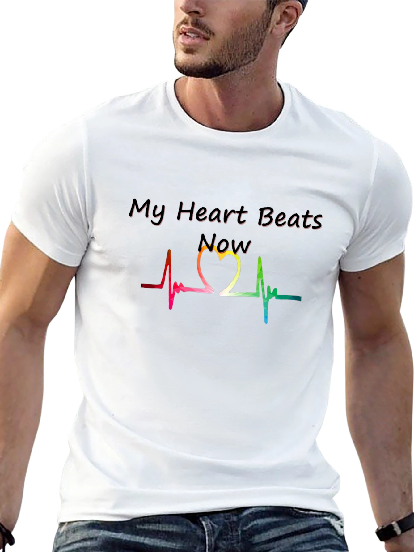 My Heart Beats Now Graphic Tee
