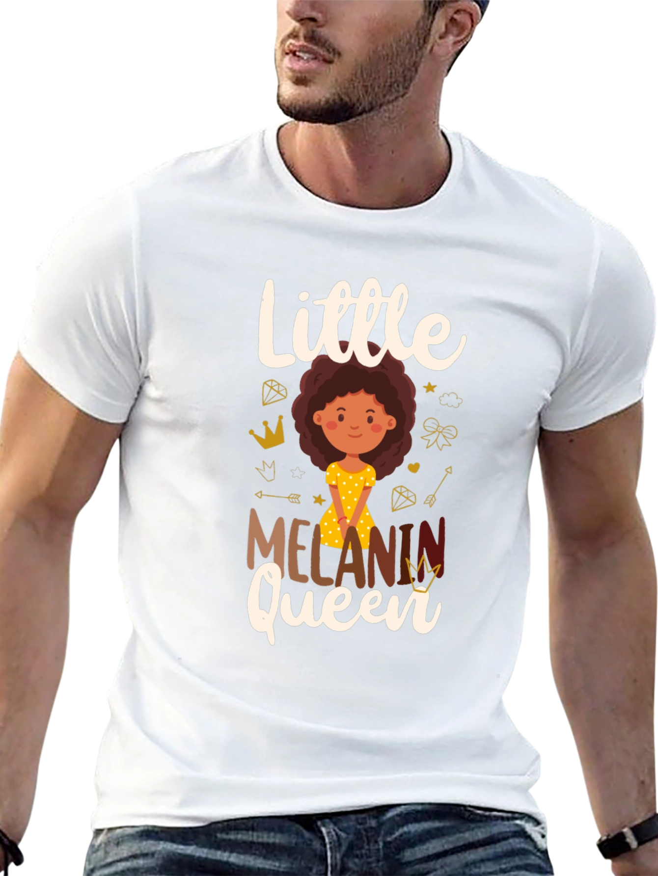 Little Melanin Queen Graphic T-Shirt