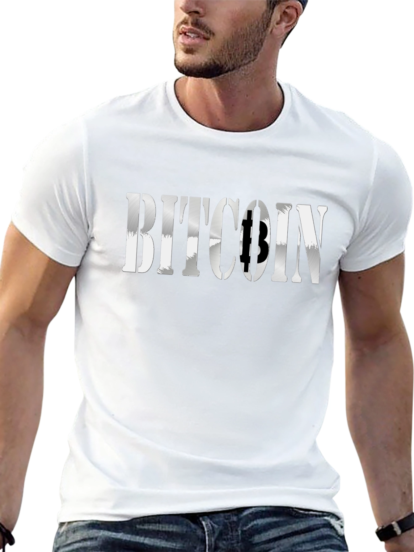 Bitcoin Black Graphic Tee - Crypto Currency Fashion