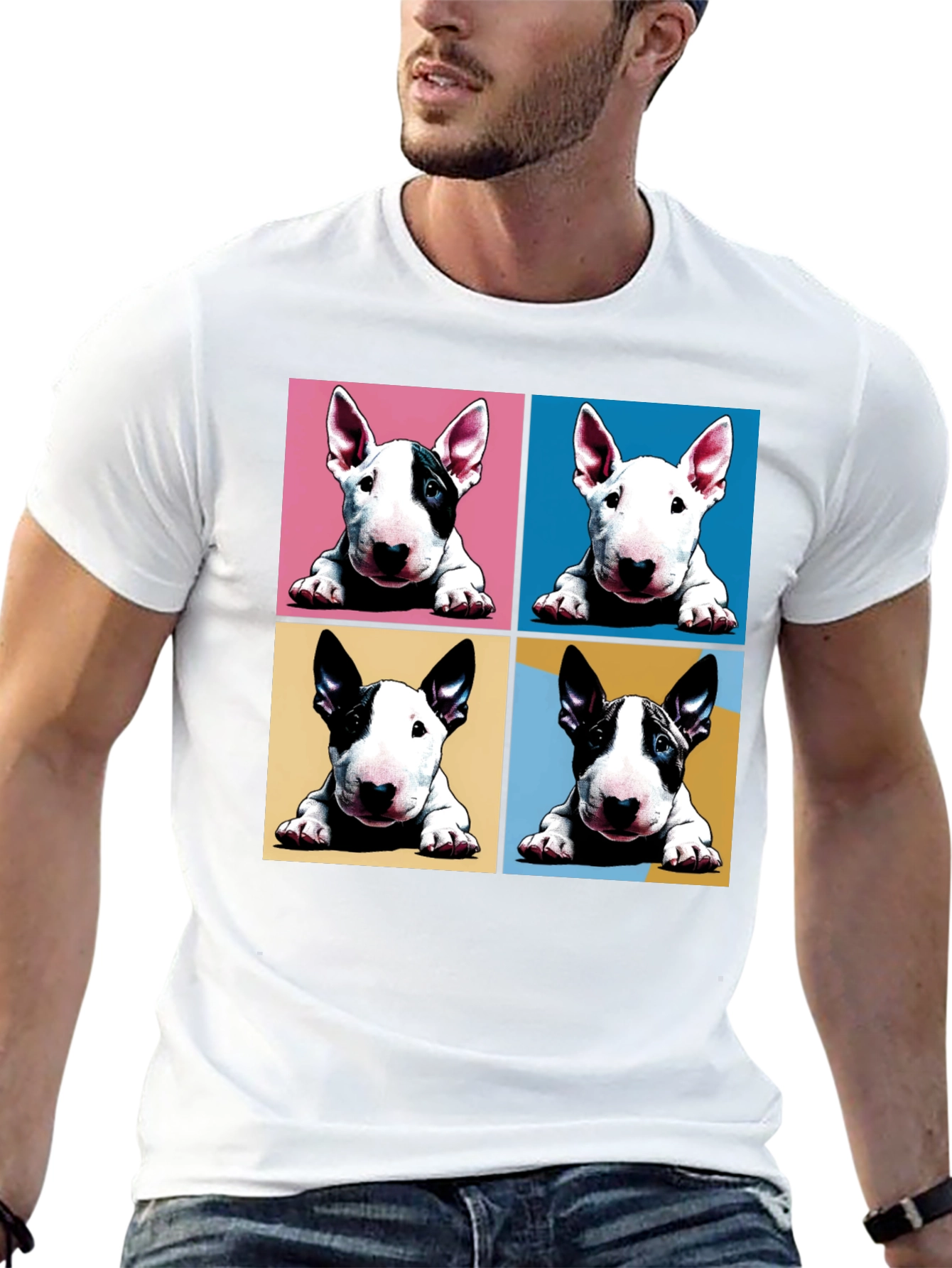 Pop Art Bull Terrier T-Shirt