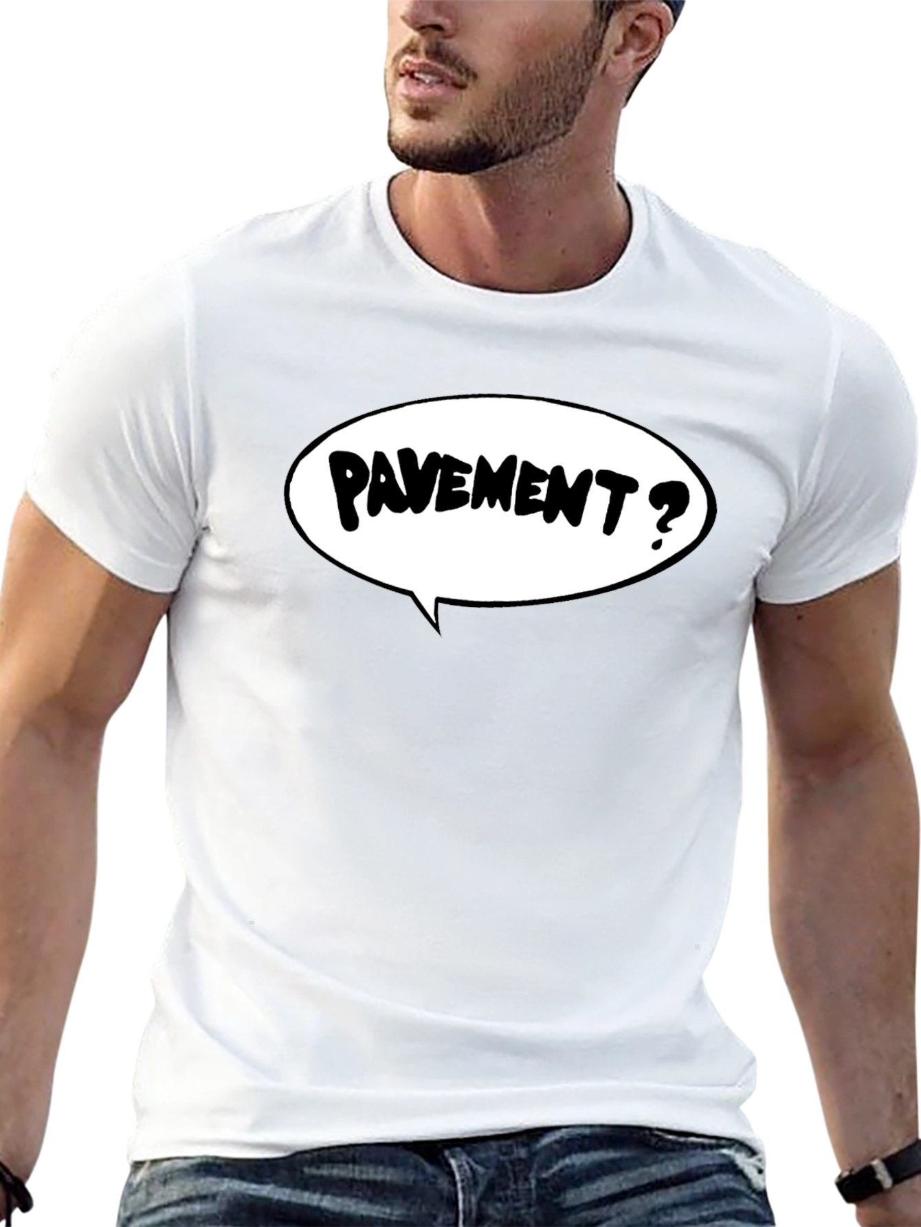 Pavement? Graphic T-Shirt - Mens Black Tee