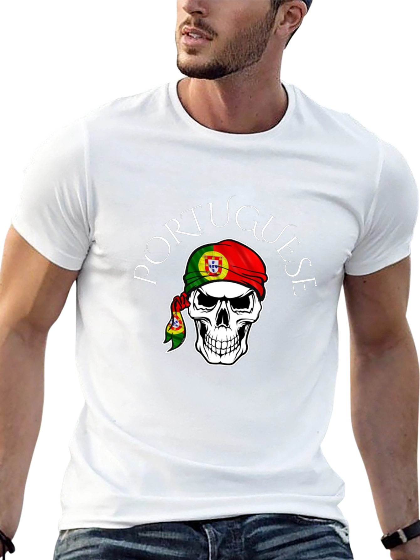 Portuguese Skull T-Shirt - Unique Design