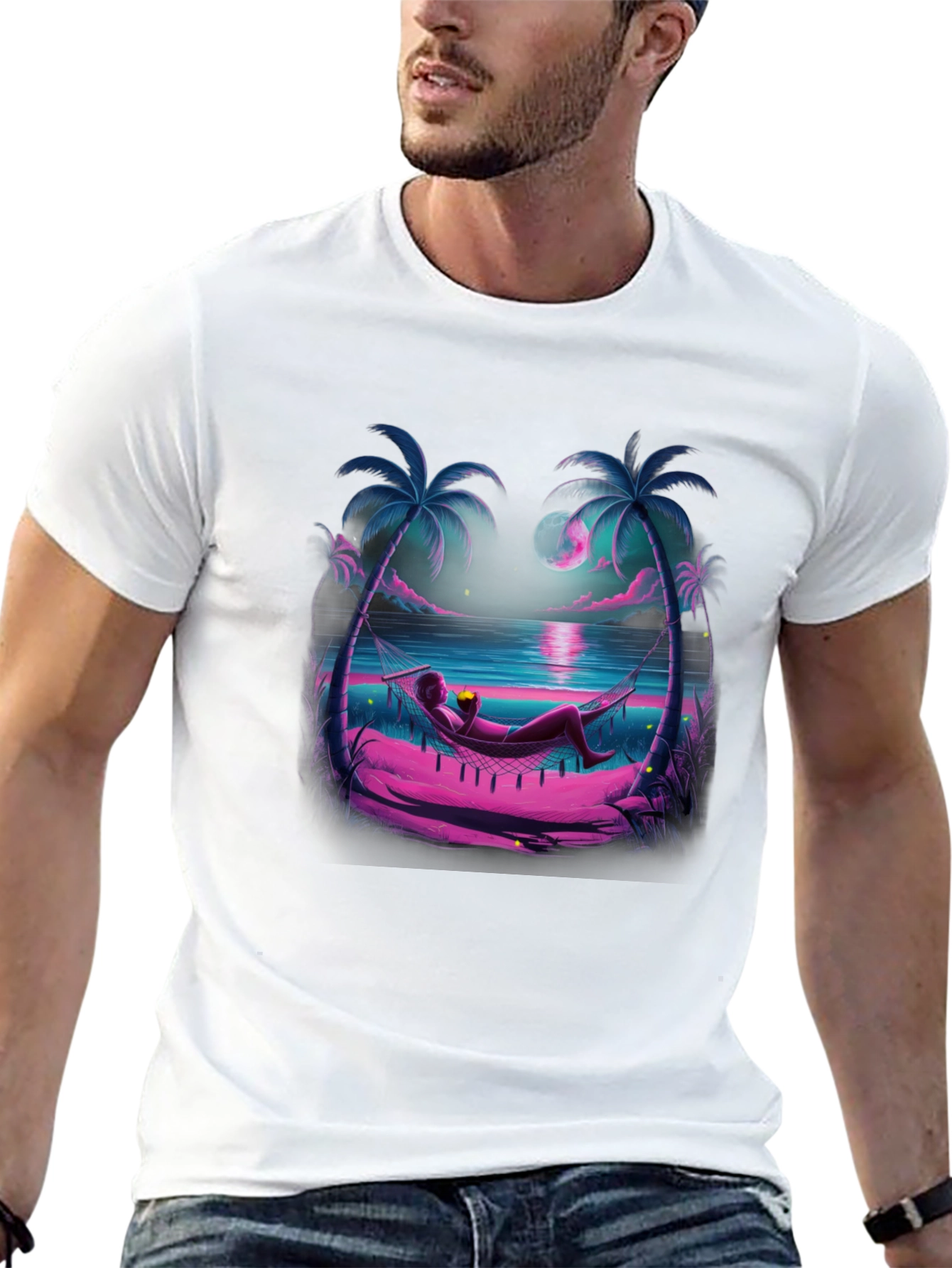 Vaporwave Beach T-Shirt