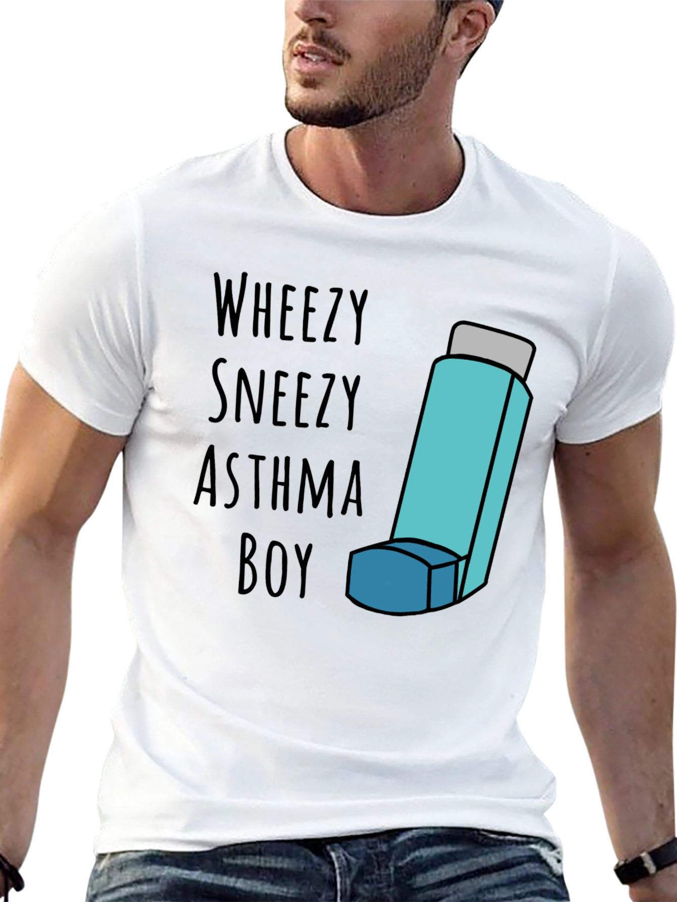 Wheezy Sneezy Asthma Boy T-Shirt