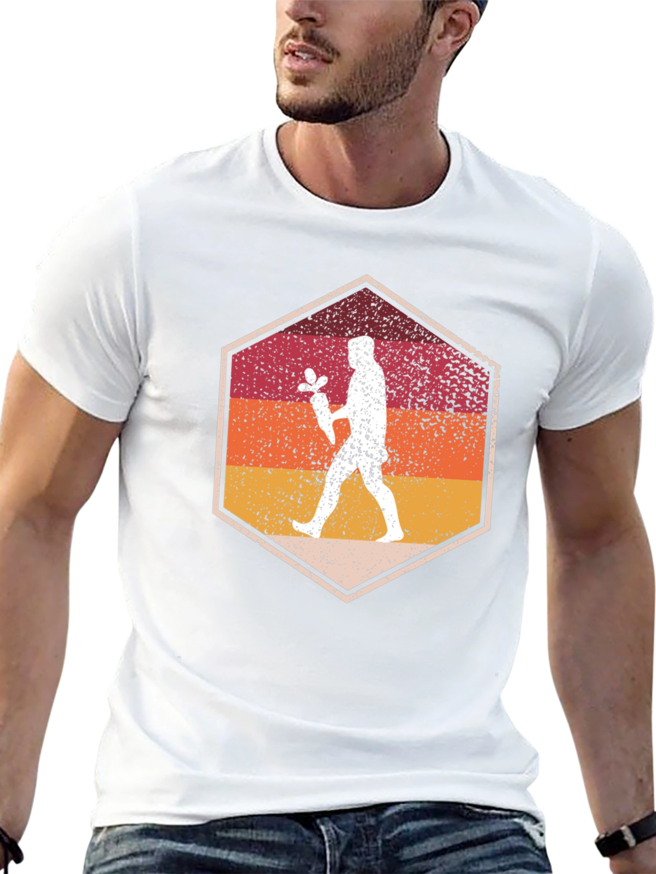 Retro Sunset Silhouette T-Shirt