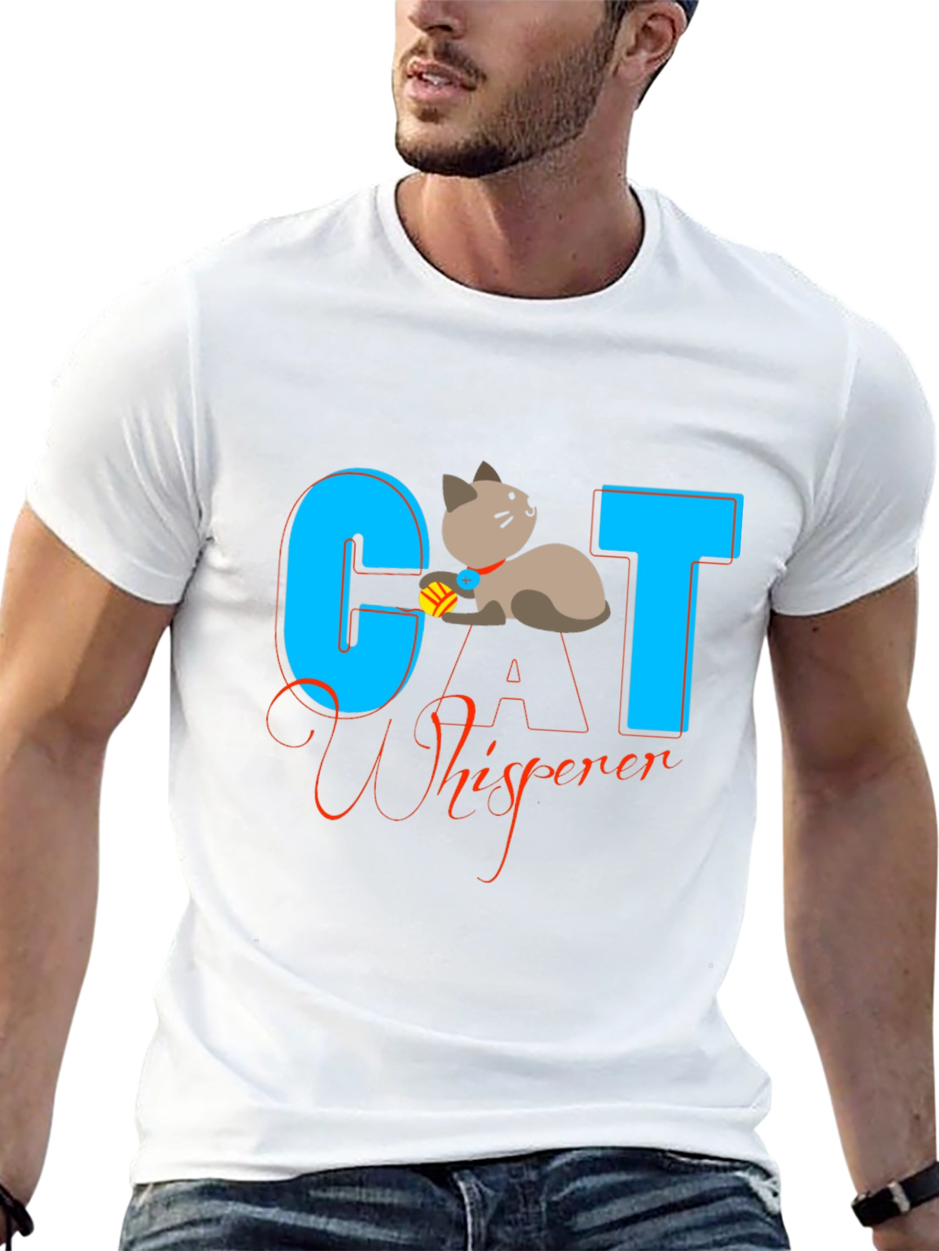 Cat Whisperer Graphic T-Shirt