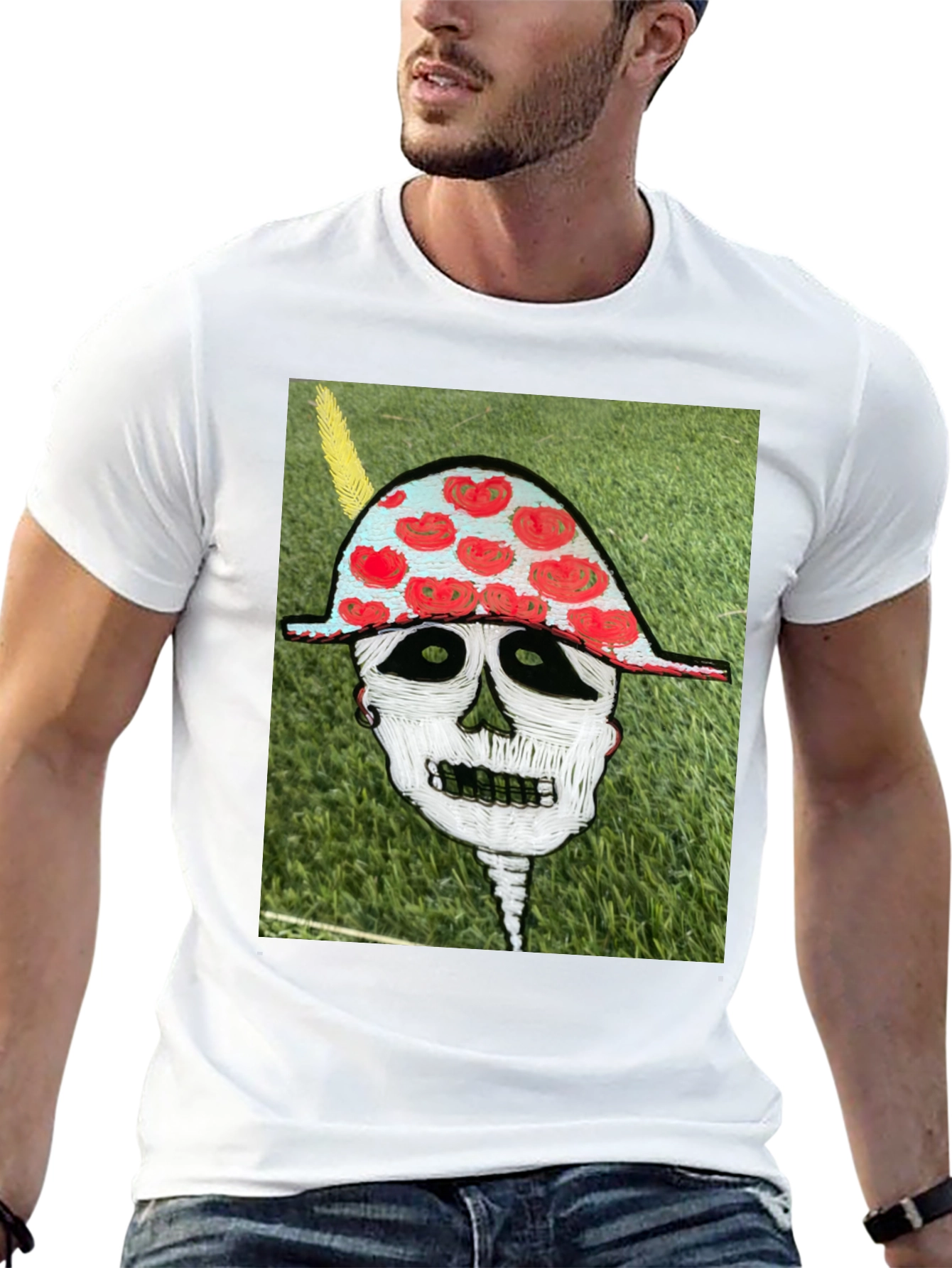 Skull Art Graphic Tee - Unique Design