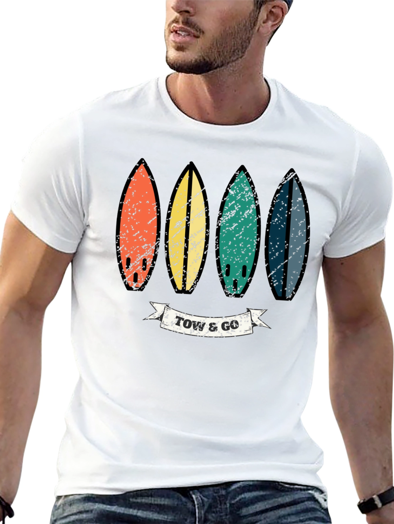 Retro Surfboard T-Shirt