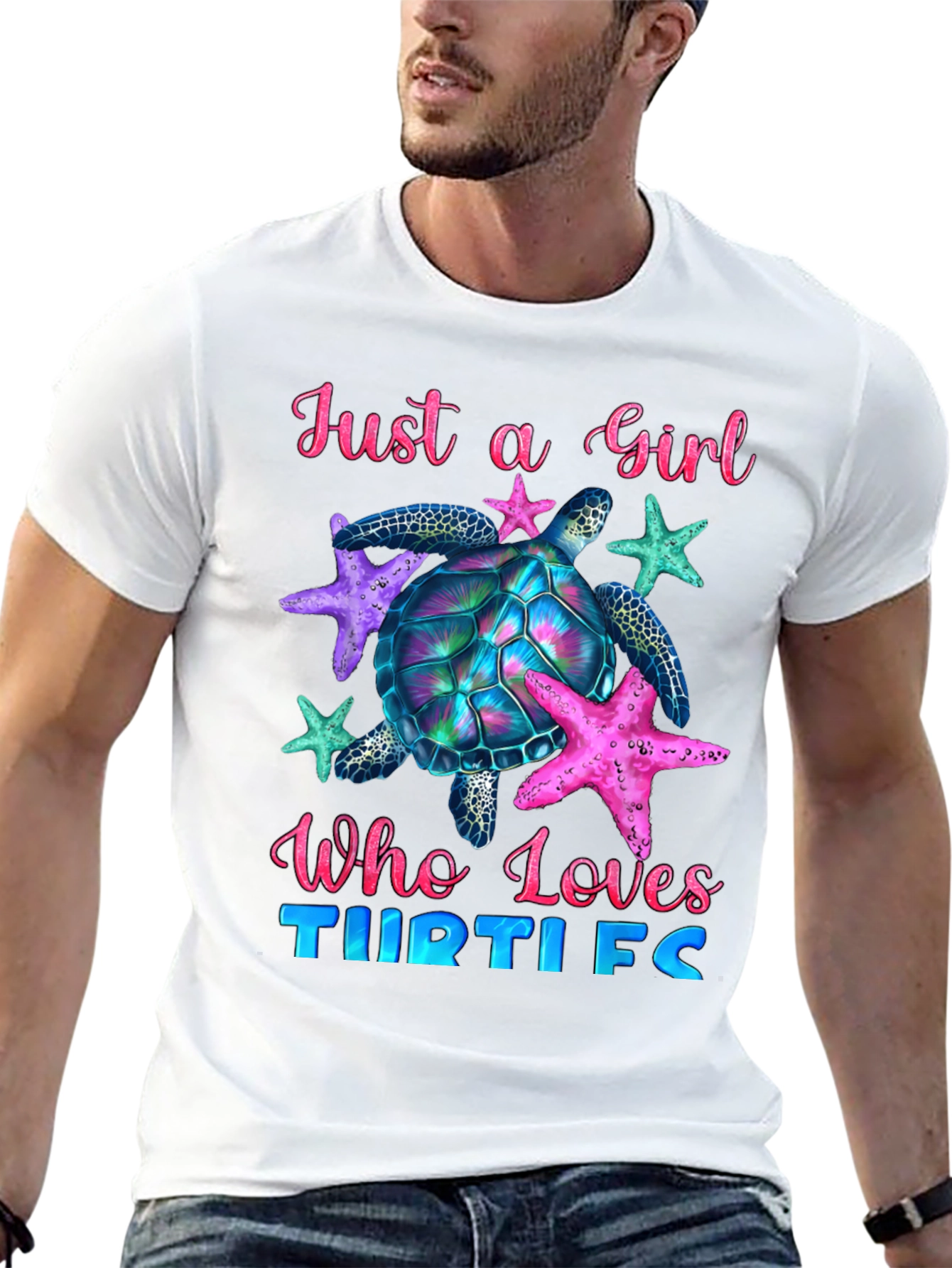 Girl Turtle Lover T-Shirt - Ocean Life Tee