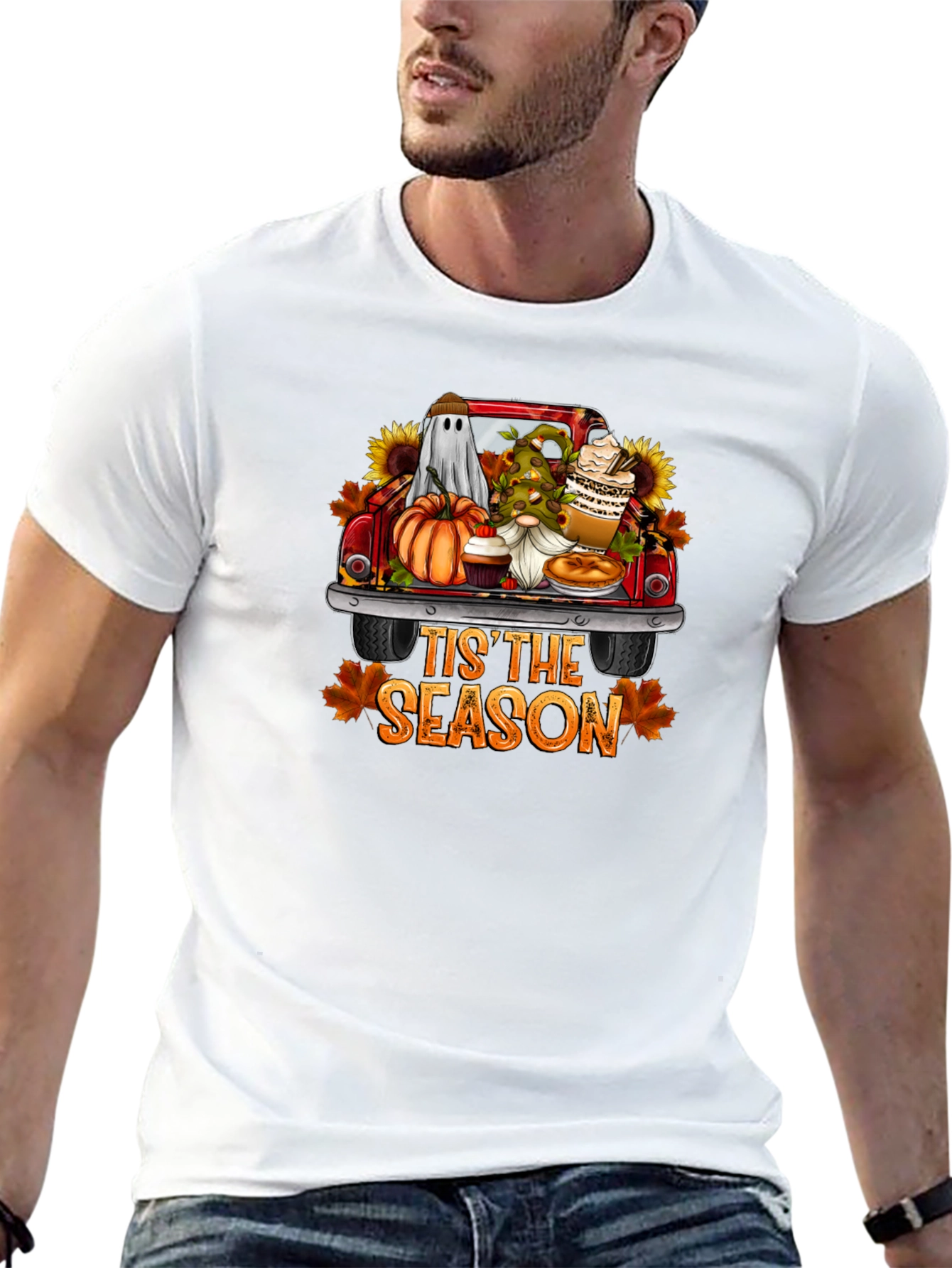 Fall Tis the Season Black T-Shirt