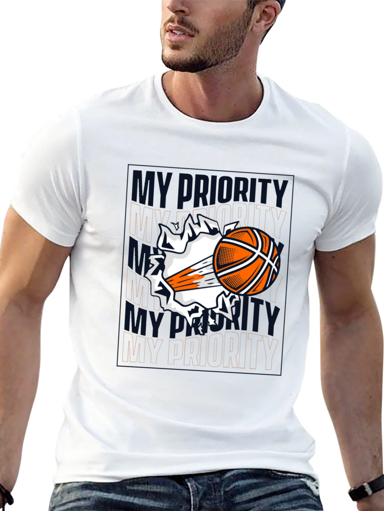 My Priority Basketball Graphic T-Shirt