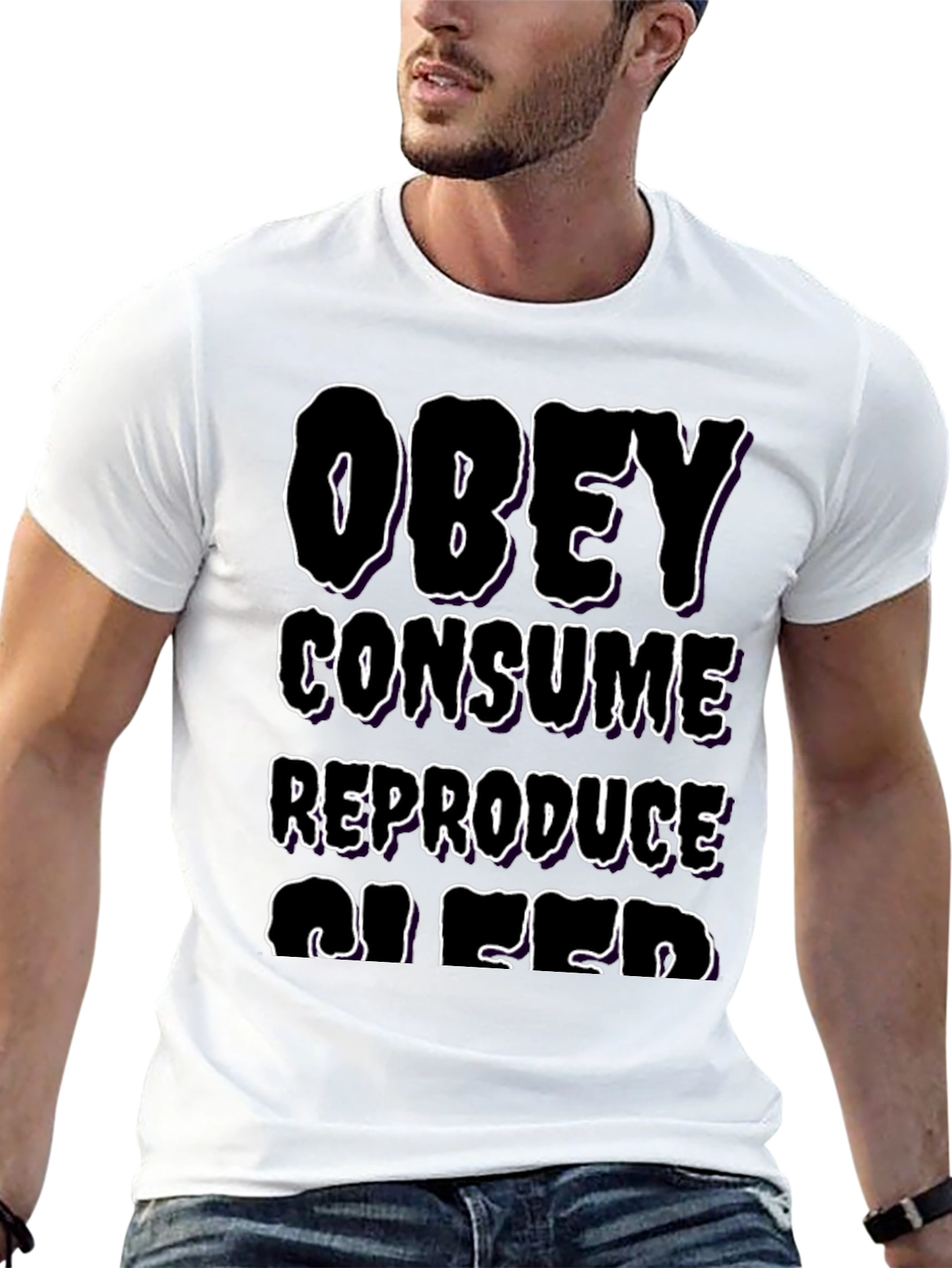 Obey Consume Reproduce Sleep Graphic Tee
