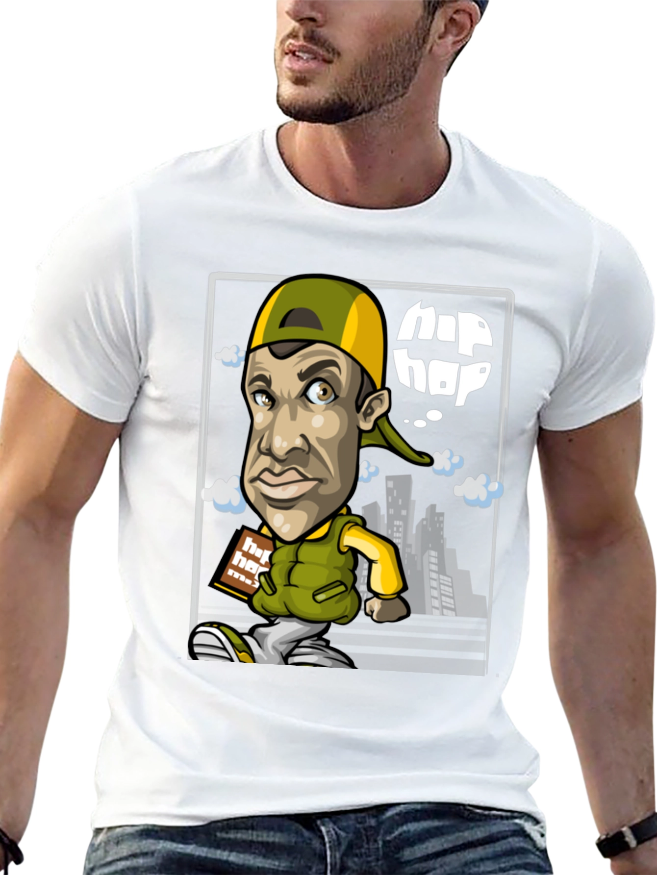 Hip Hop Style Graphic Tee - Urban Cool