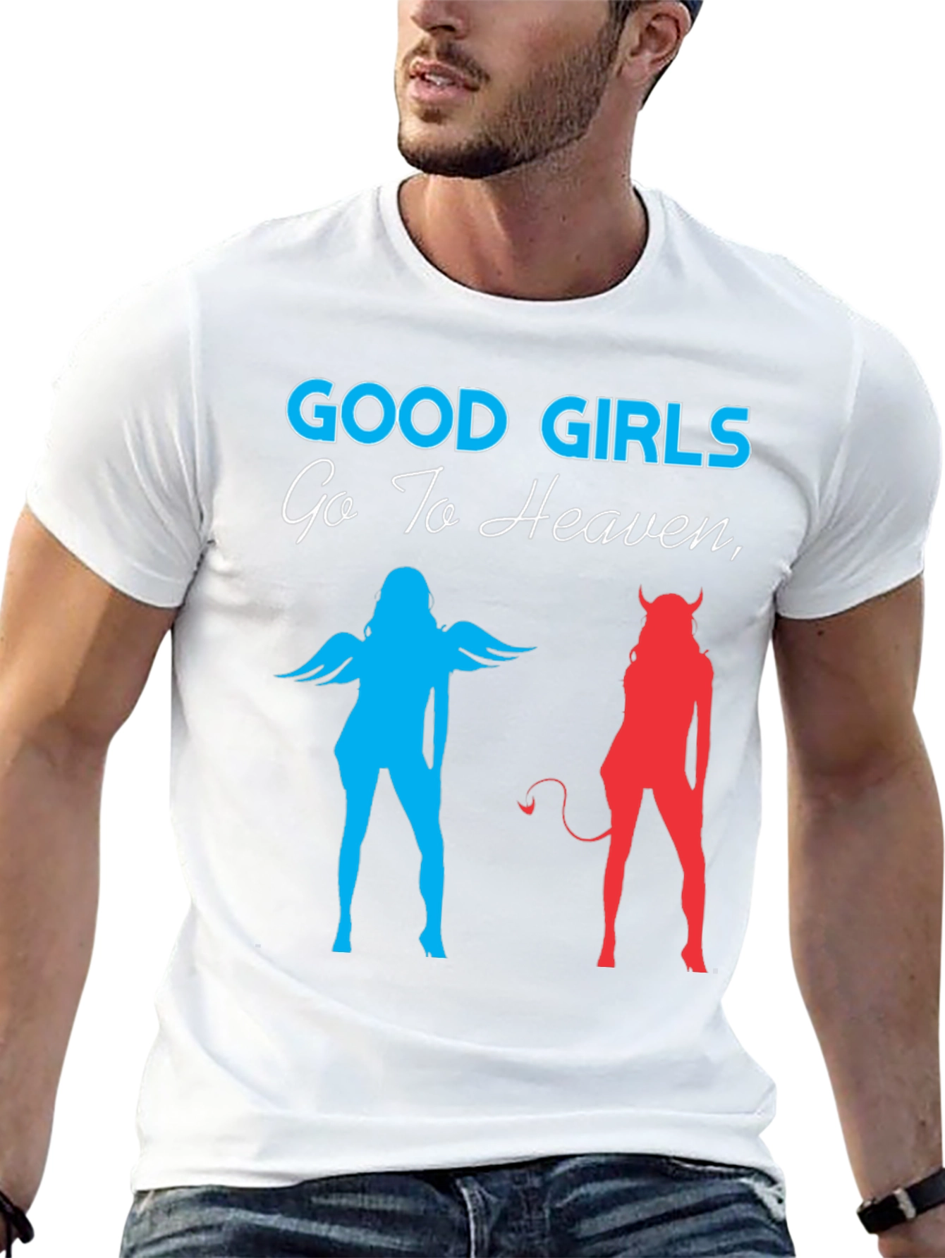 Good Girls Go To Heaven Graphic T-Shirt