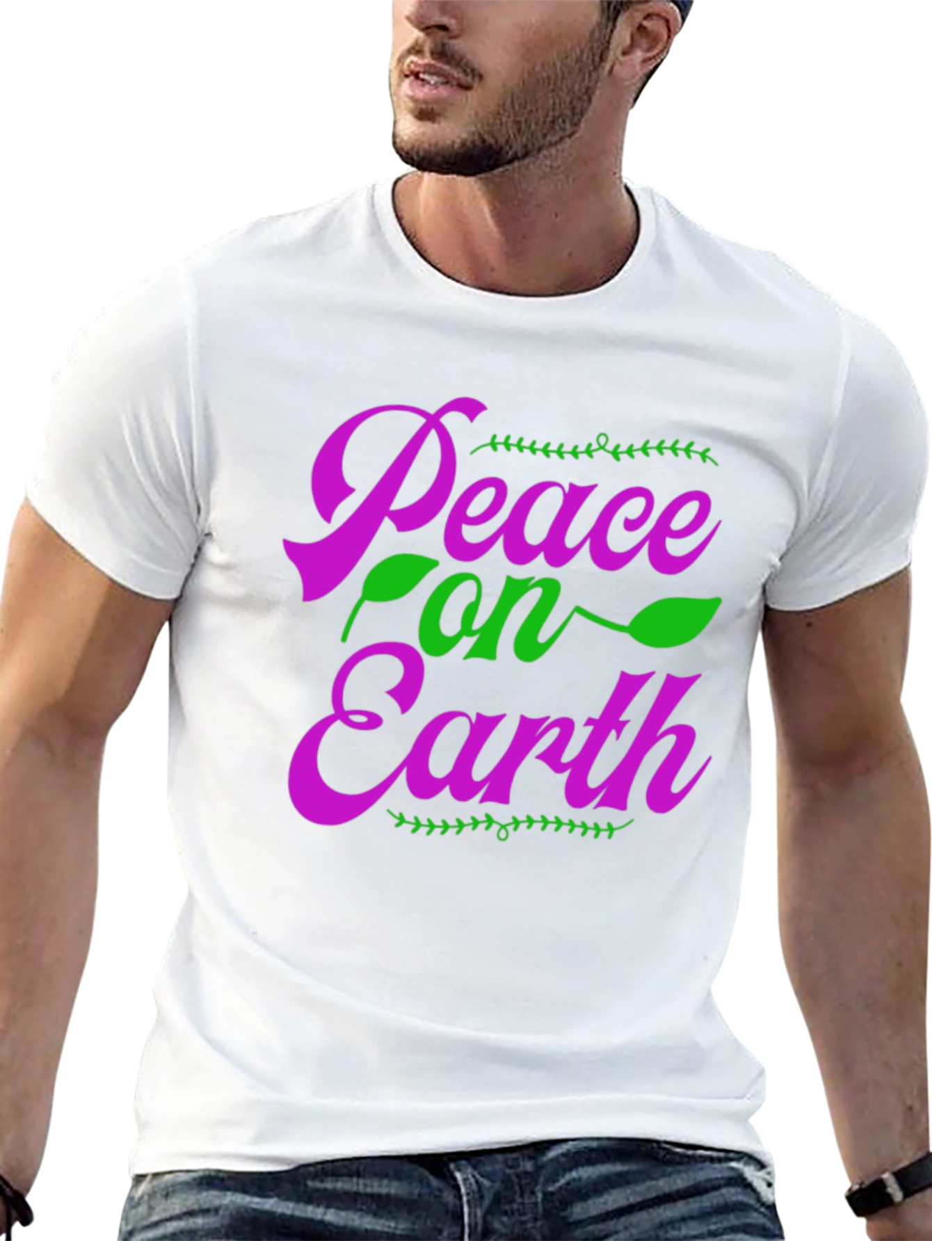Peace On Earth T-Shirt - Holiday Apparel