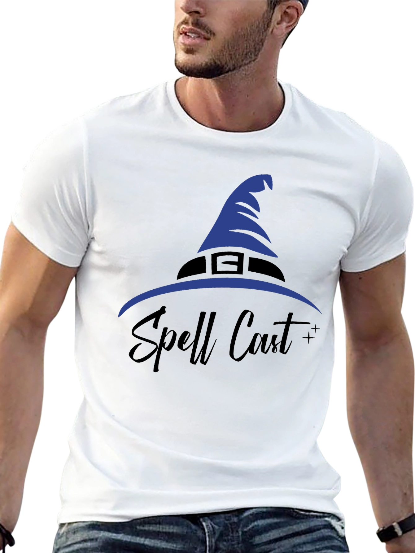 Spell Cast T-Shirt - Black Cotton Halloween Shirt
