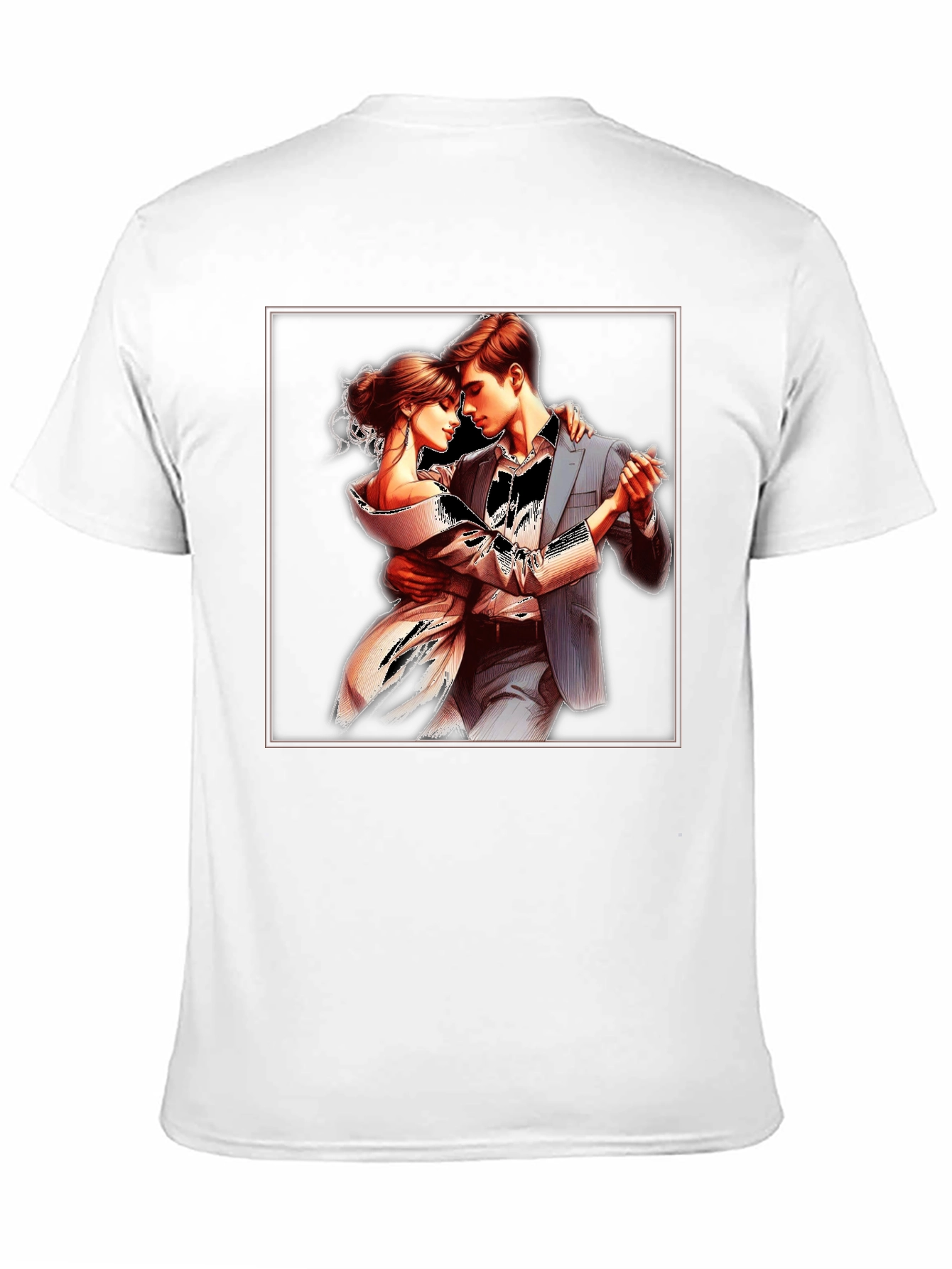 Elegant Tango Dance Graphic T-Shirt