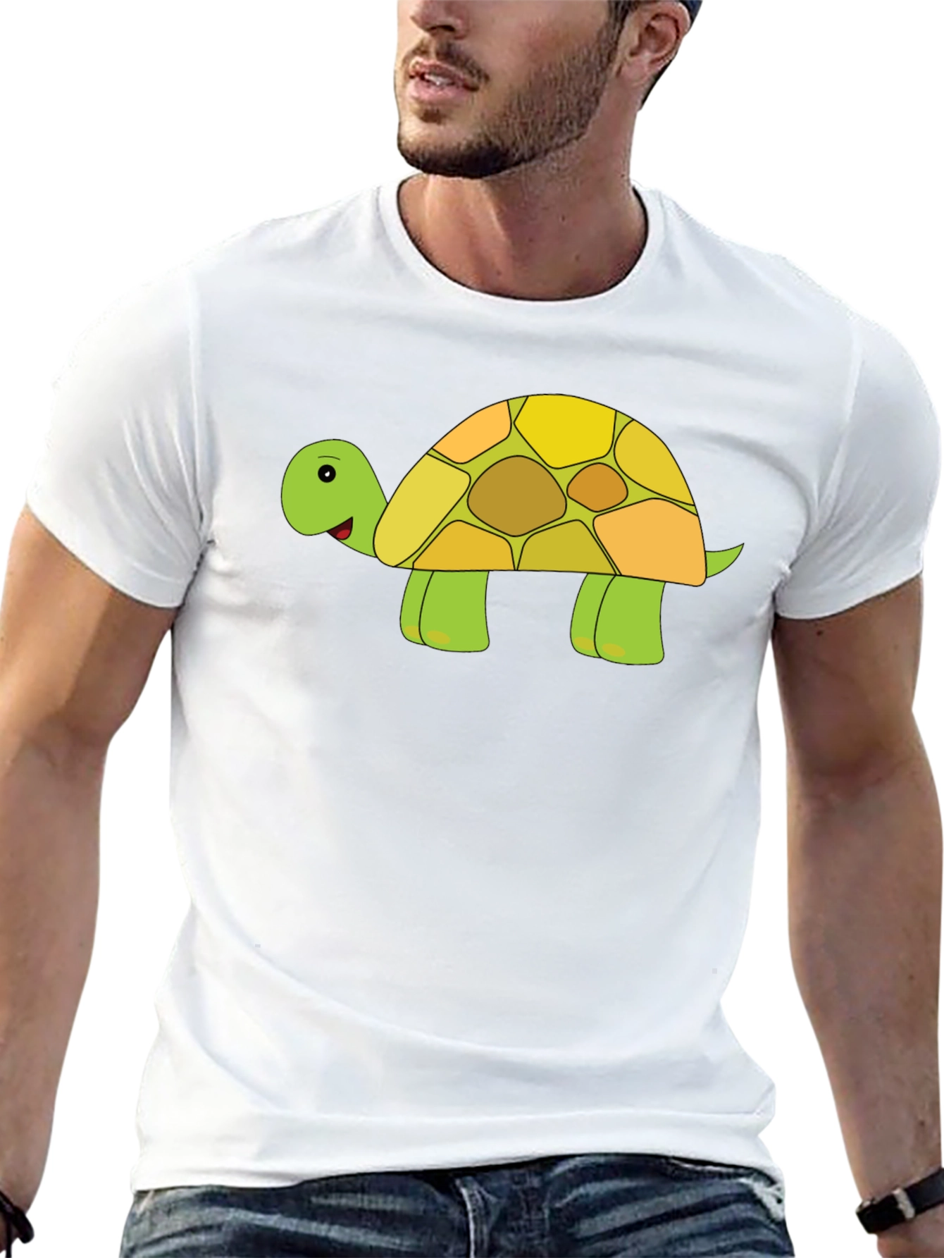 Turtle Graphic Tee - Cute Animal T-Shirt