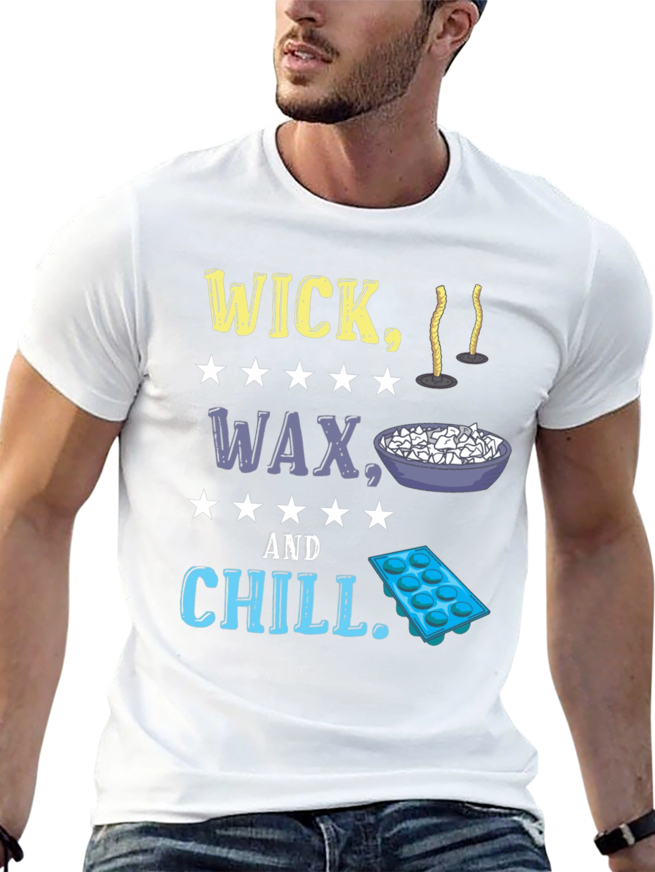 Wick Wax & Chill Graphic Tee
