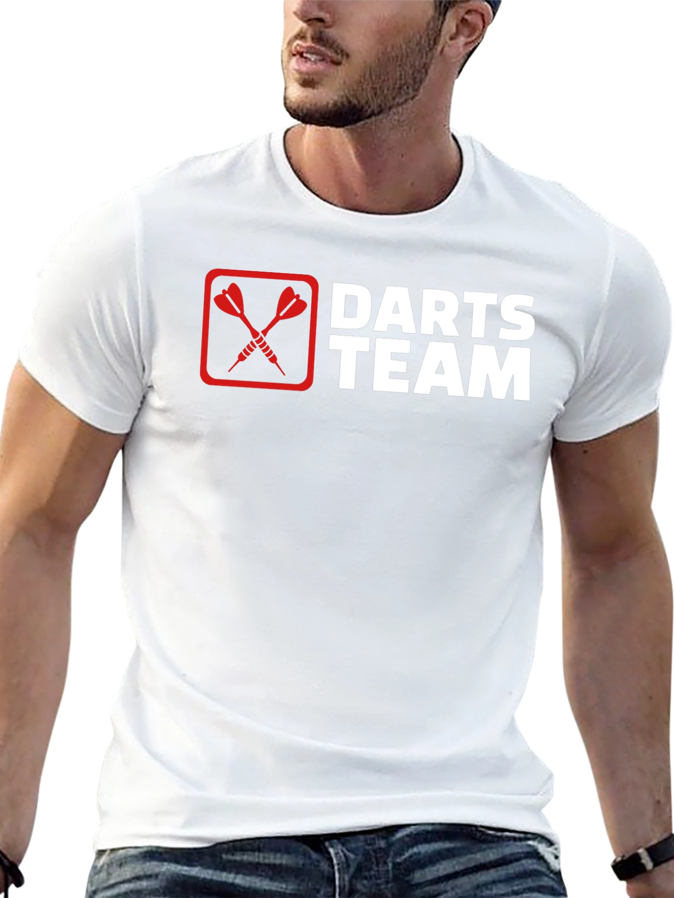 Darts Team Graphic T-Shirt - Black