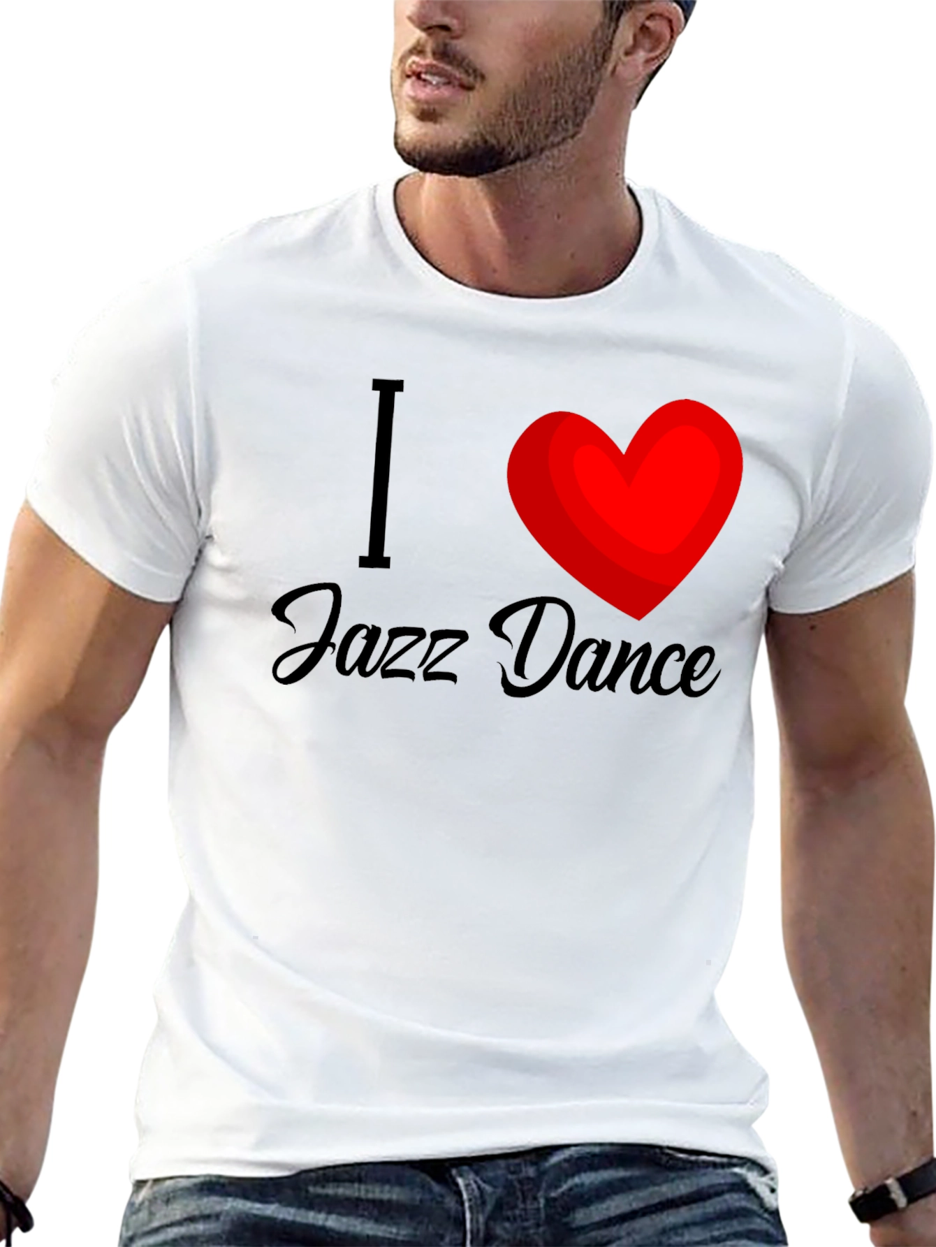I Love Jazz Dance T-Shirt - Soft Cotton Tee