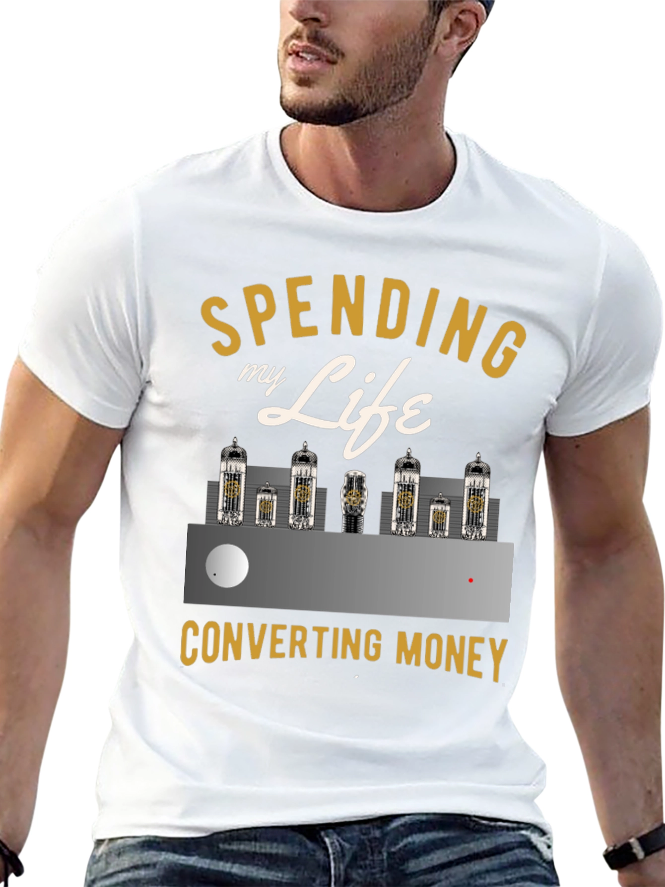 Spending Life Converting Money T-Shirt