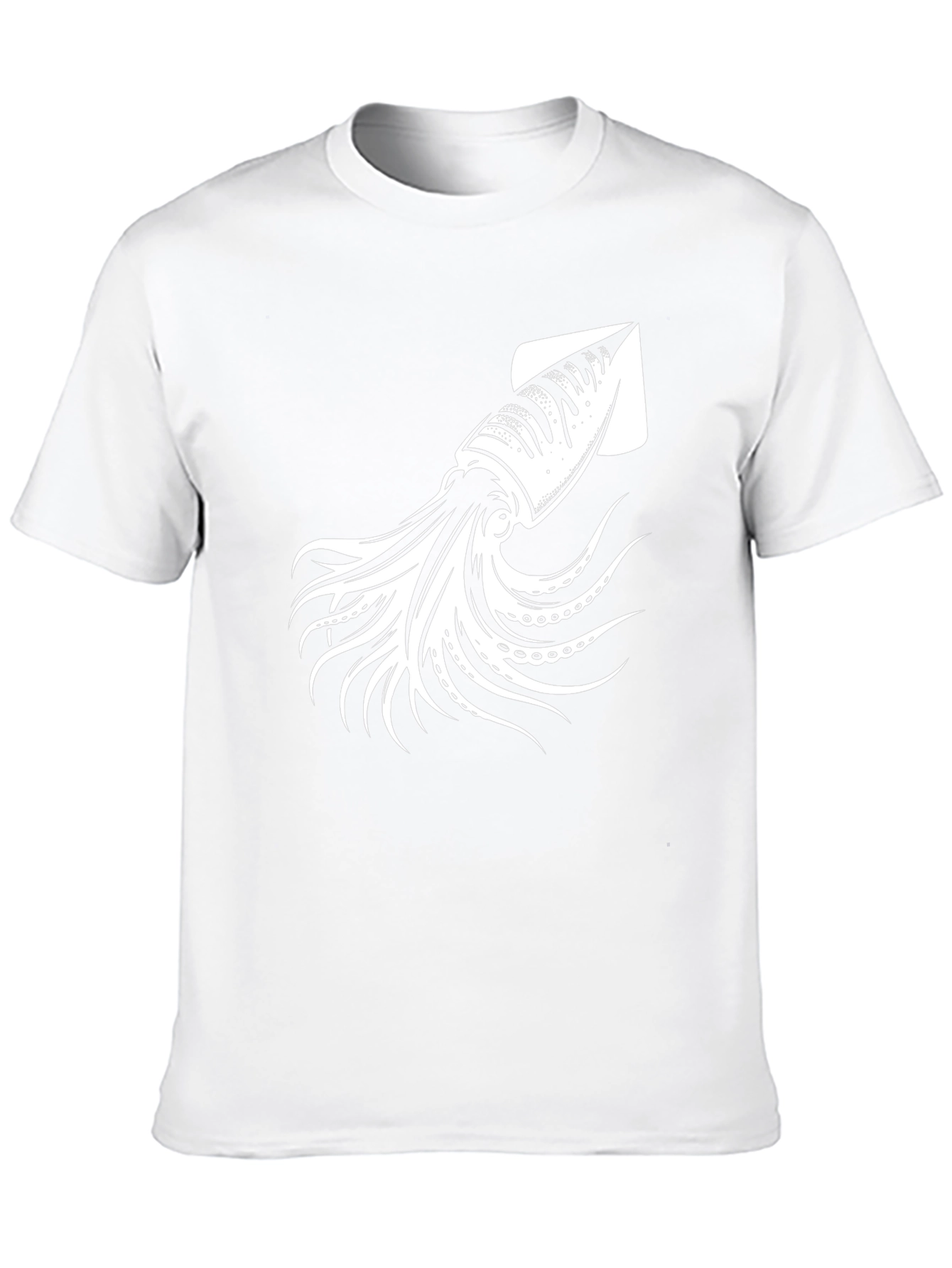 Squid Graphic T-Shirt - Black
