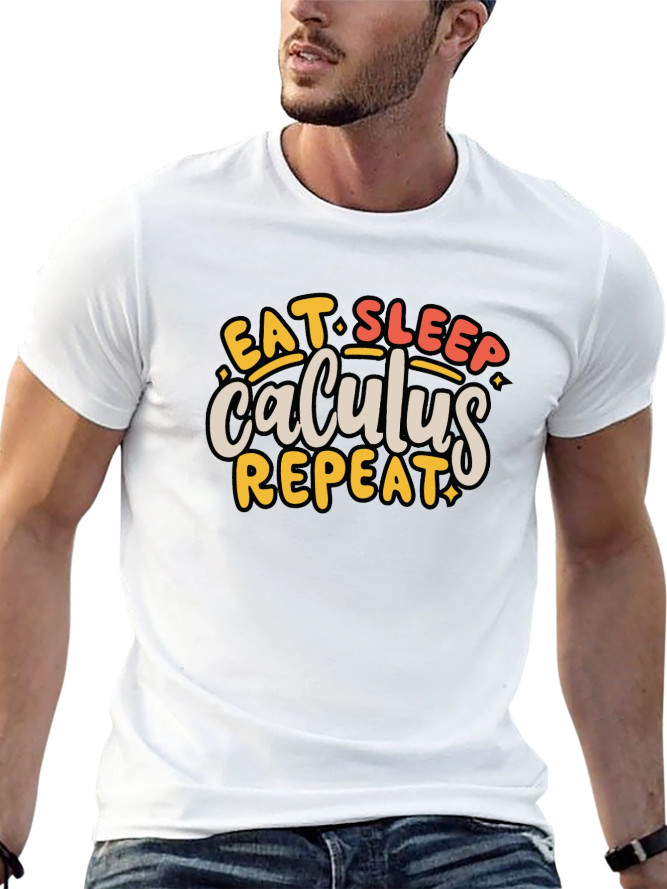 Calculus T-Shirt - Eat Sleep Repeat - Math Student